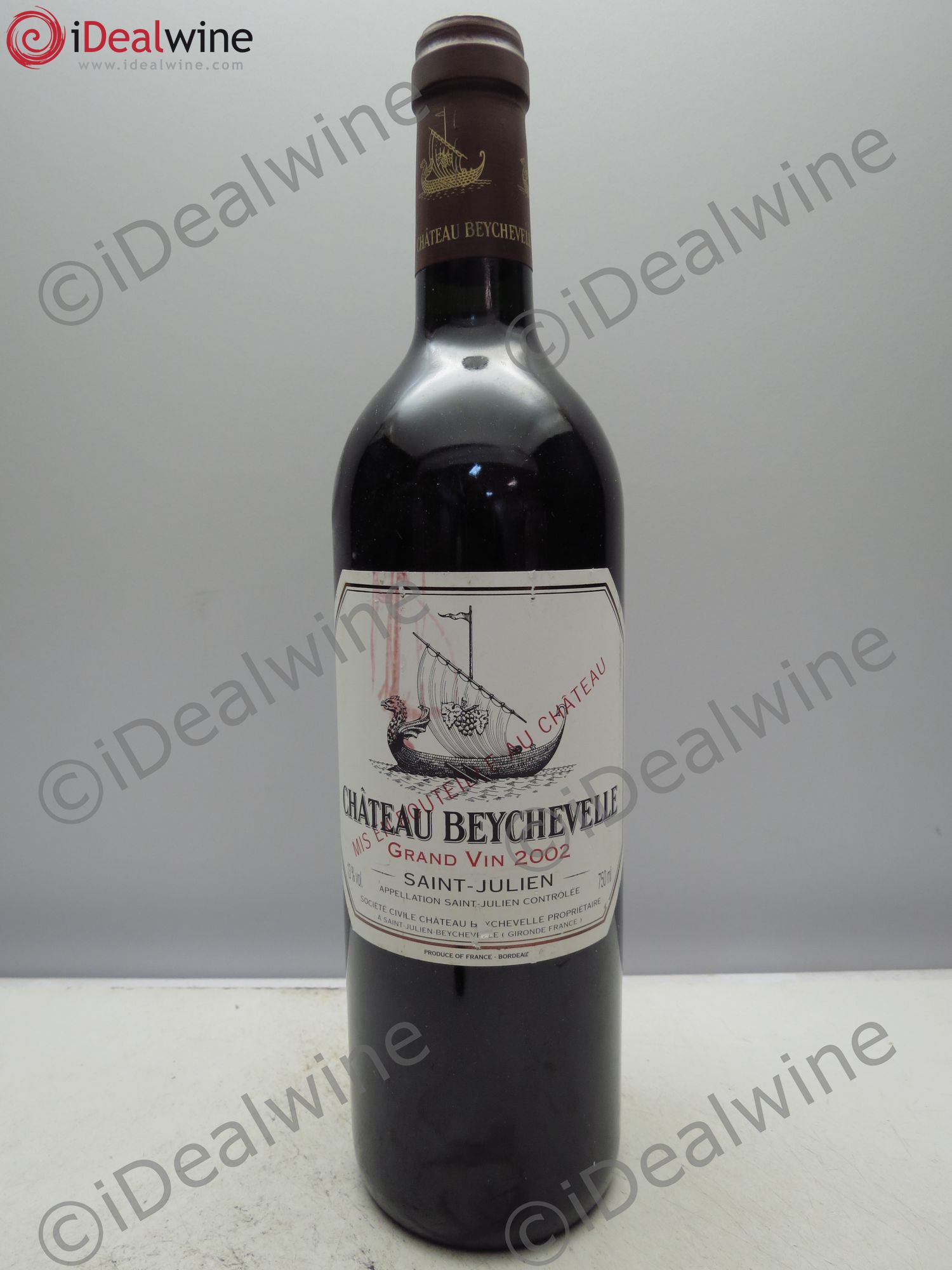 Château Beychevelle 4ème Grand Cru Classé 2002 - Lot de 1 bouteille - 0
