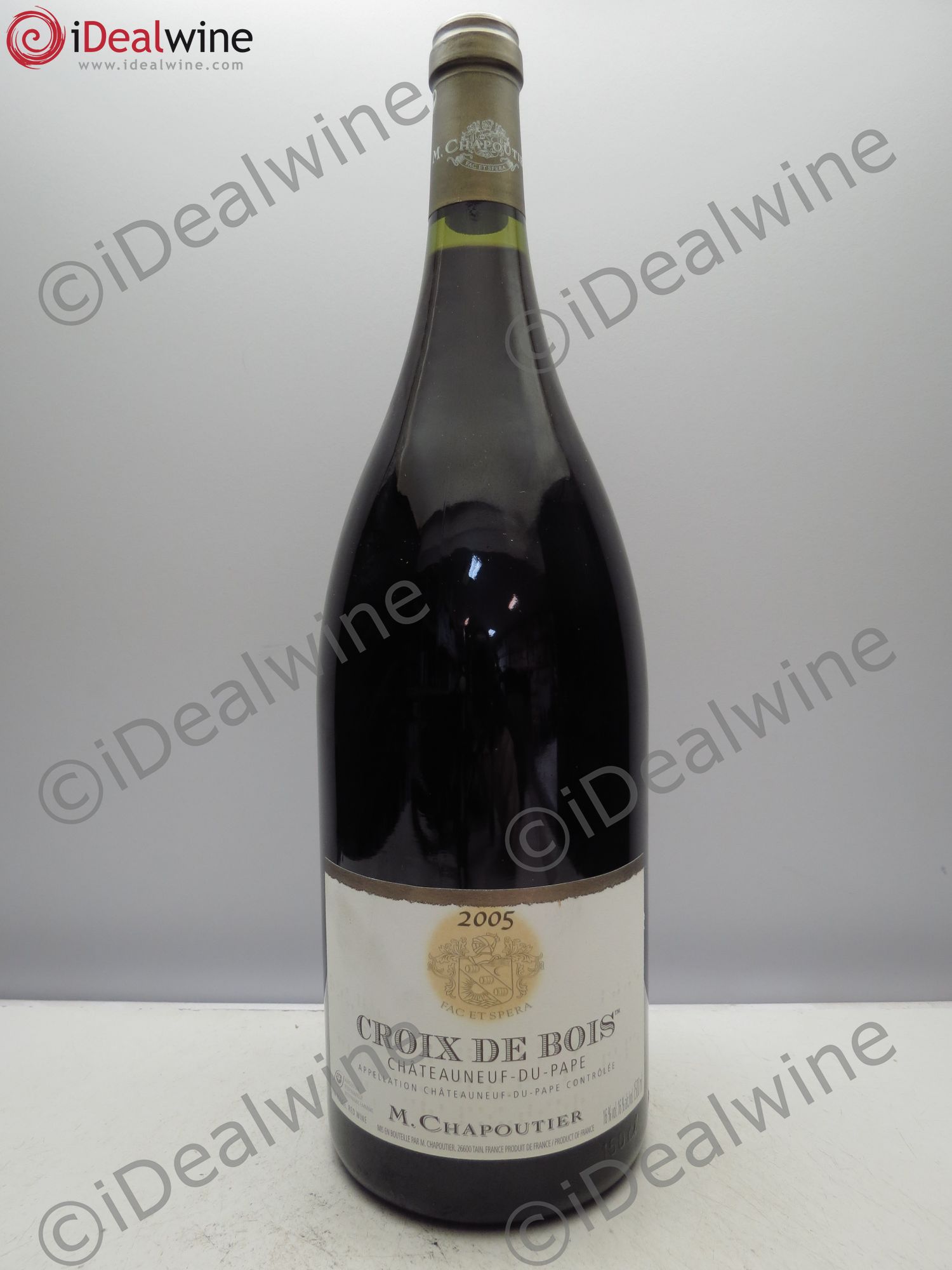 Châteauneuf-du-Pape Croix de Bois Chapoutier 2005 - Lot de 1 magnum - 0
