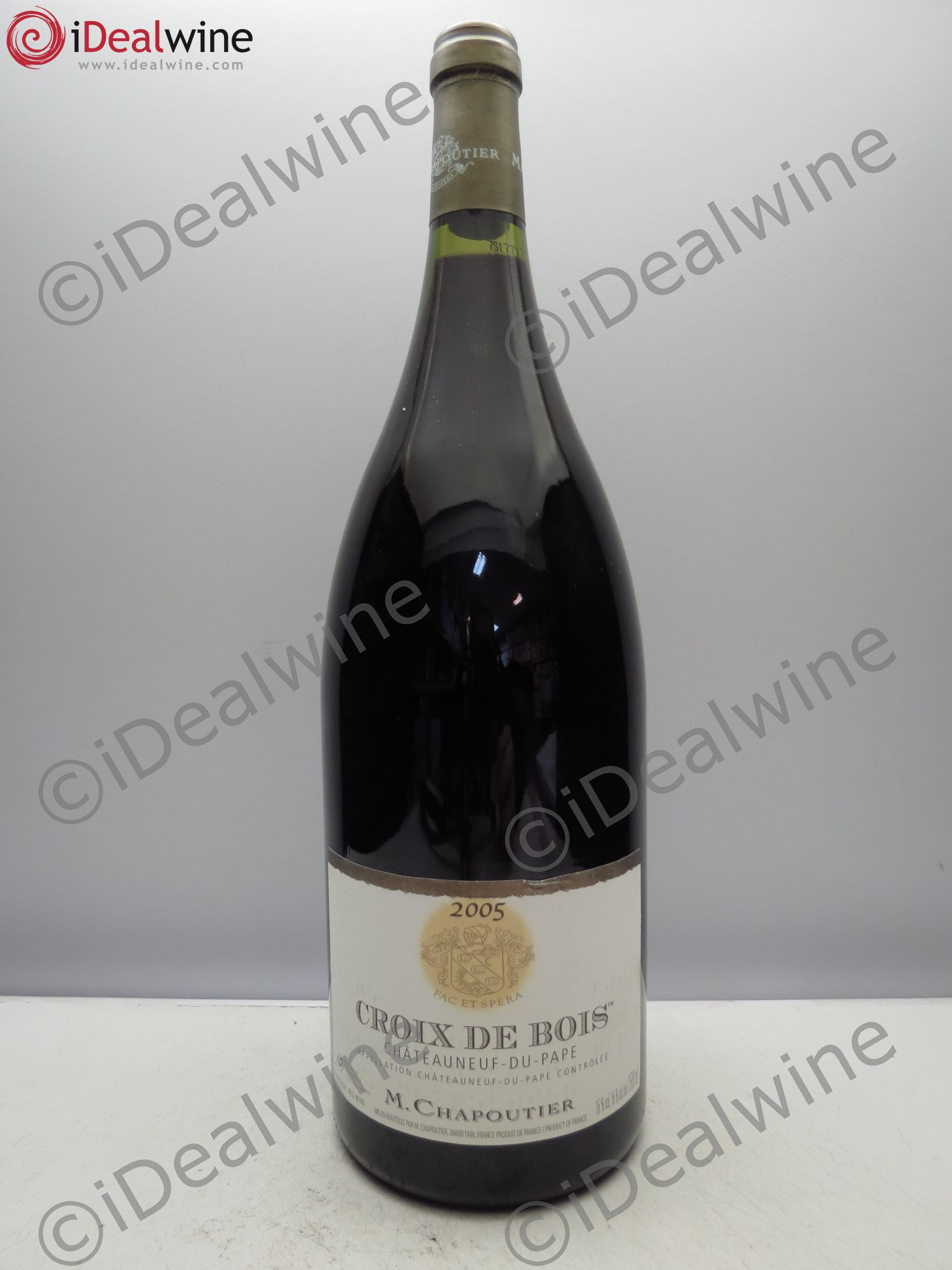 Châteauneuf-du-Pape Croix de Bois Chapoutier 2005 - Lot de 1 magnum - 0