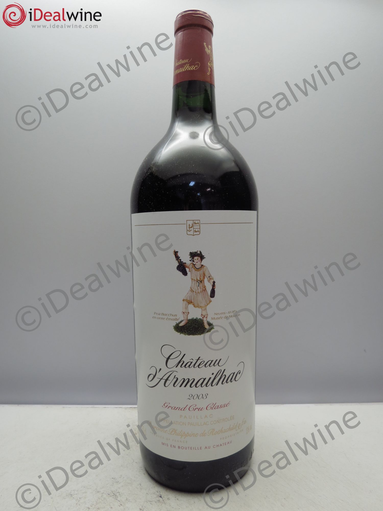 Château d' Armailhac - Mouton Baron(ne) Philippe 5ème Grand Cru Classé 2003 - Lot de 6 magnums - 0