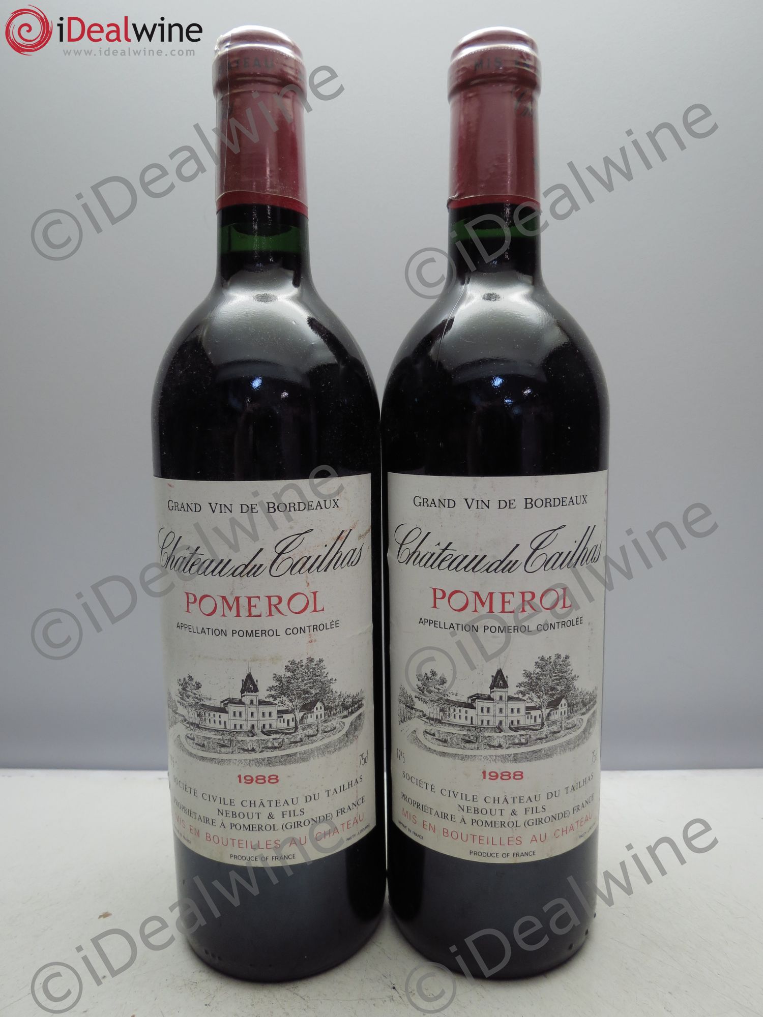 Château du Tailhas 1988 - Lot de 2 bouteilles - 0