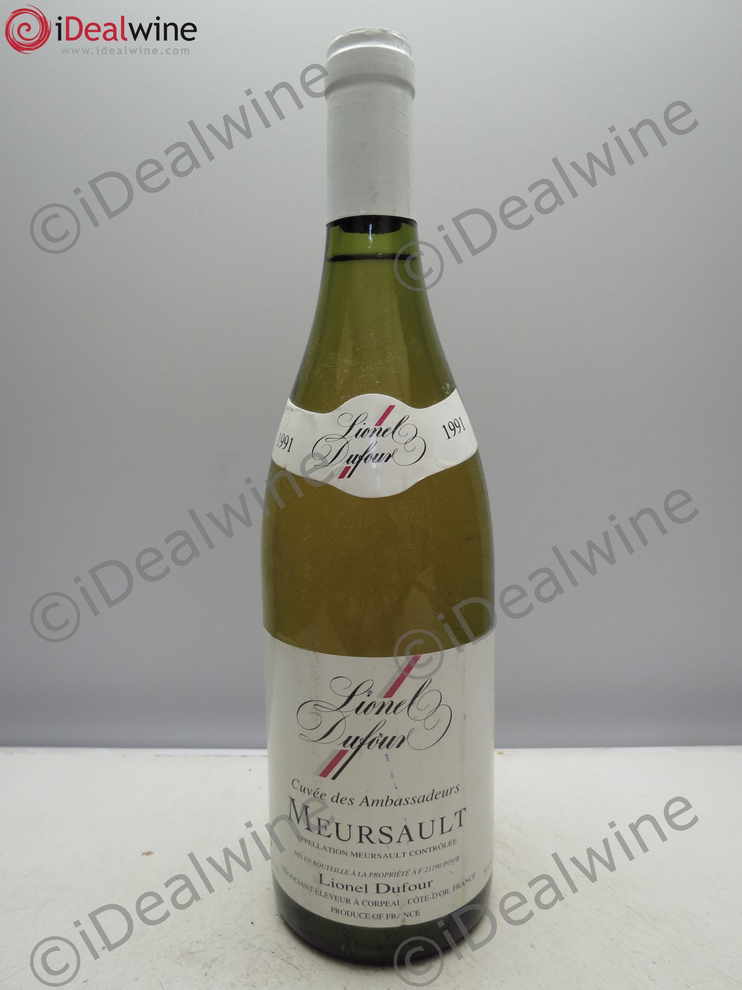 Meursault Lionel Dufour, Cuvée des Ambassadeurs 1991 - Posten von 1 Flasche - 0
