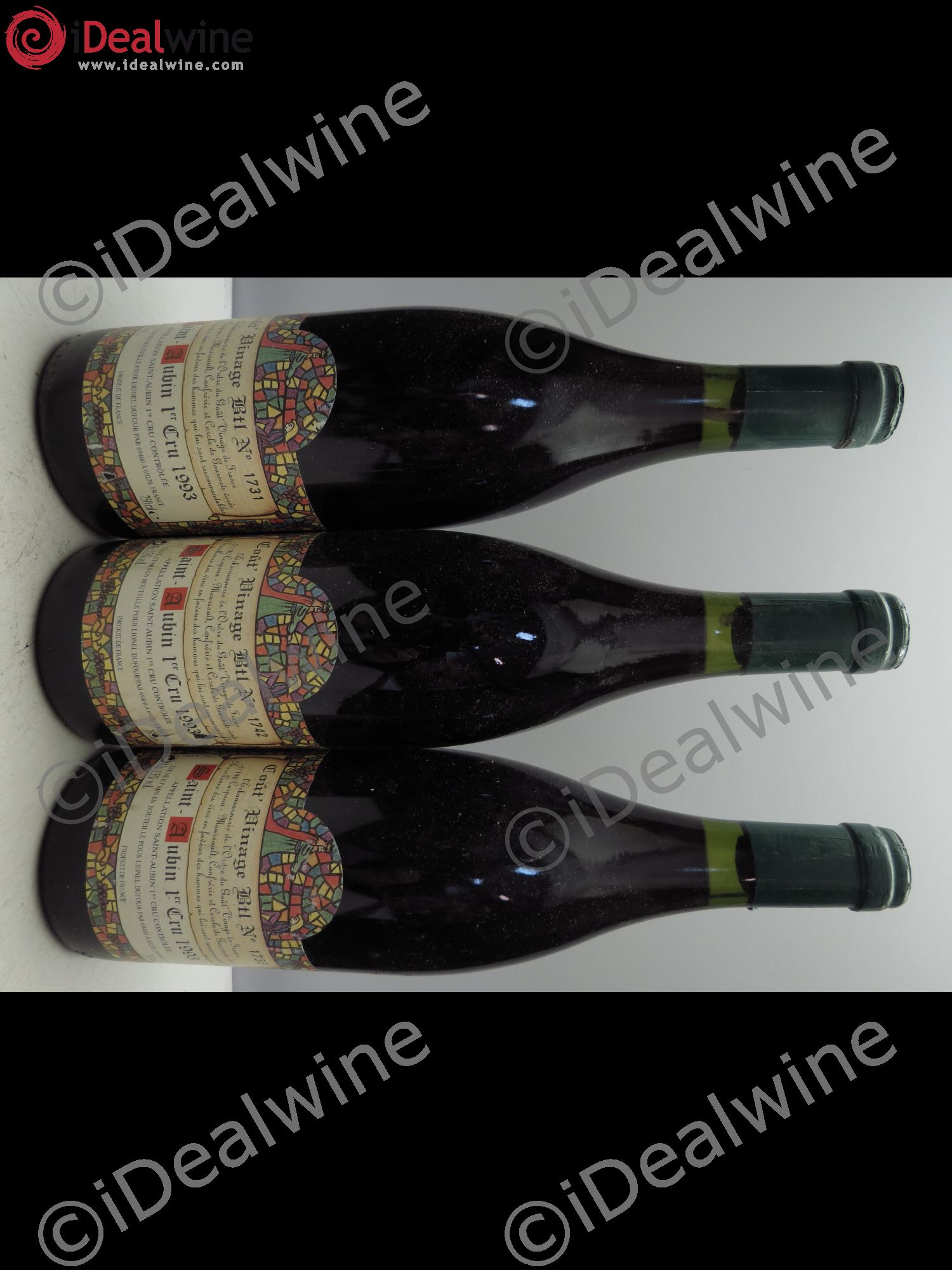 Saint-Aubin 1er Cru Goût'Vinage 1993 - Lot de 3 bouteilles - 0
