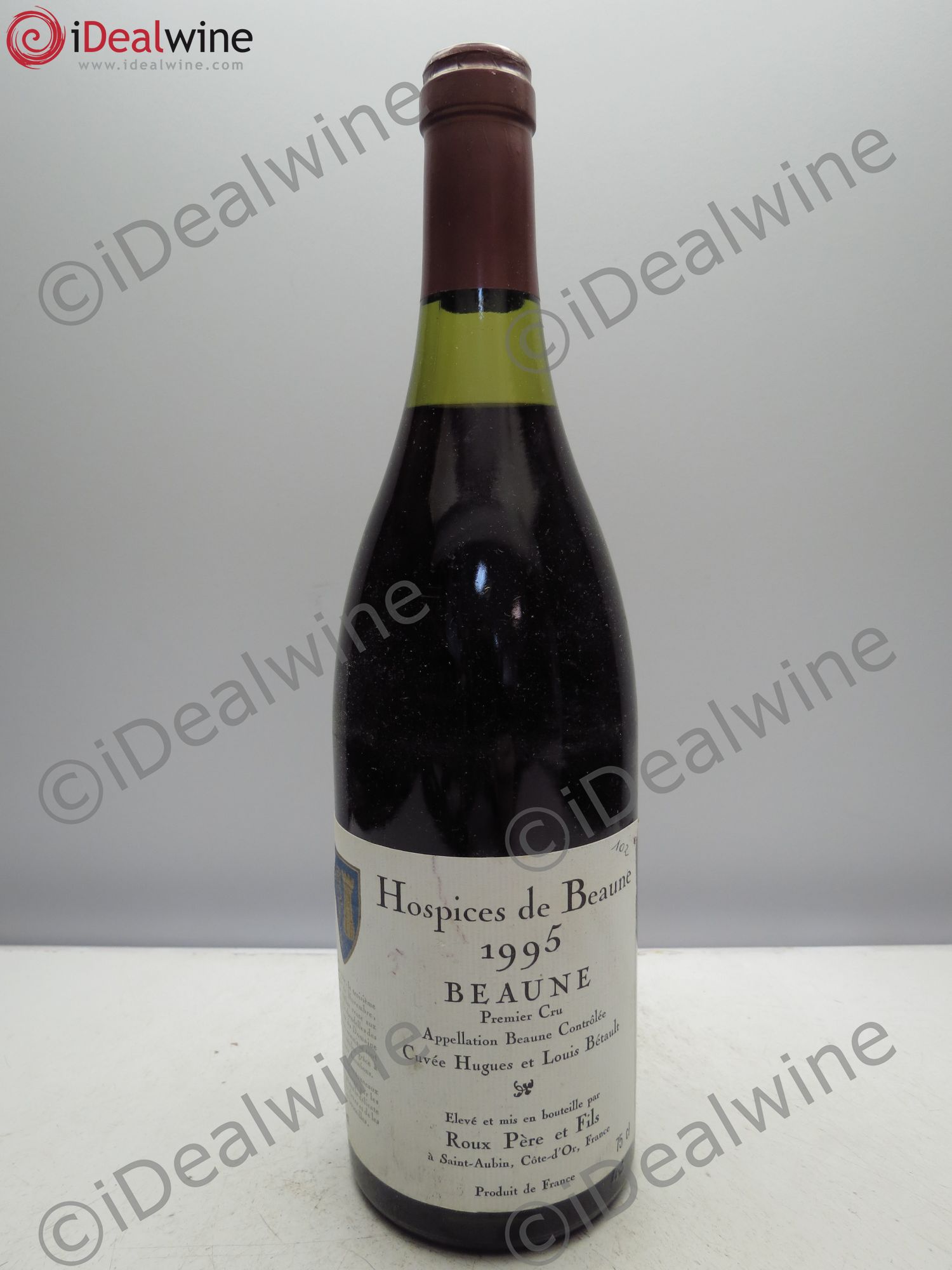 Beaune 1er Cru Hospices de Beaune Cuvée Hugues et Louis Bétault (Trace de stylo) 1995 - Posten von 1 Flasche - 0
