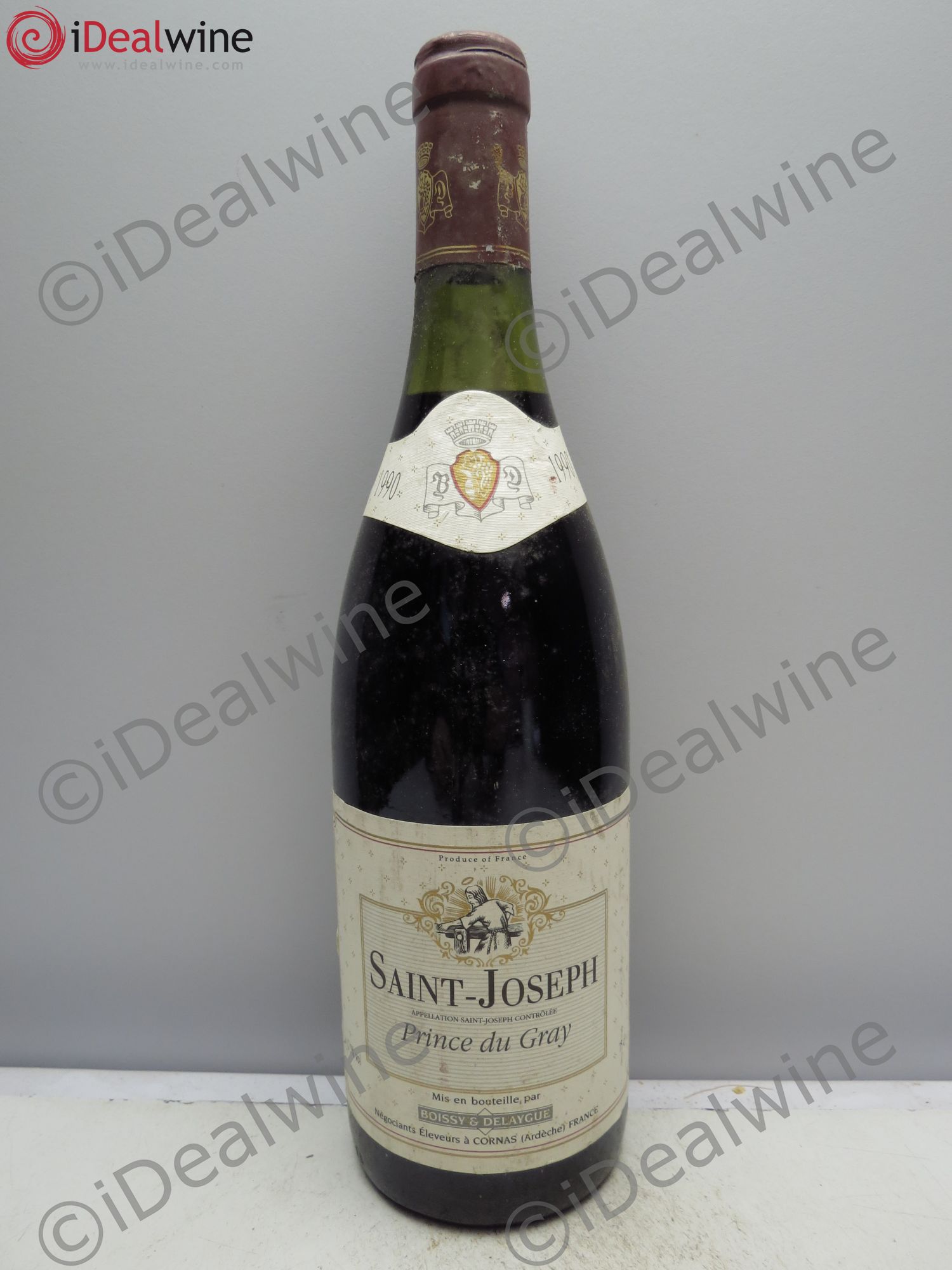 Saint-Joseph Prince du Gray. Boissy & Delaygue 1990 - Posten von 1 Flasche - 0