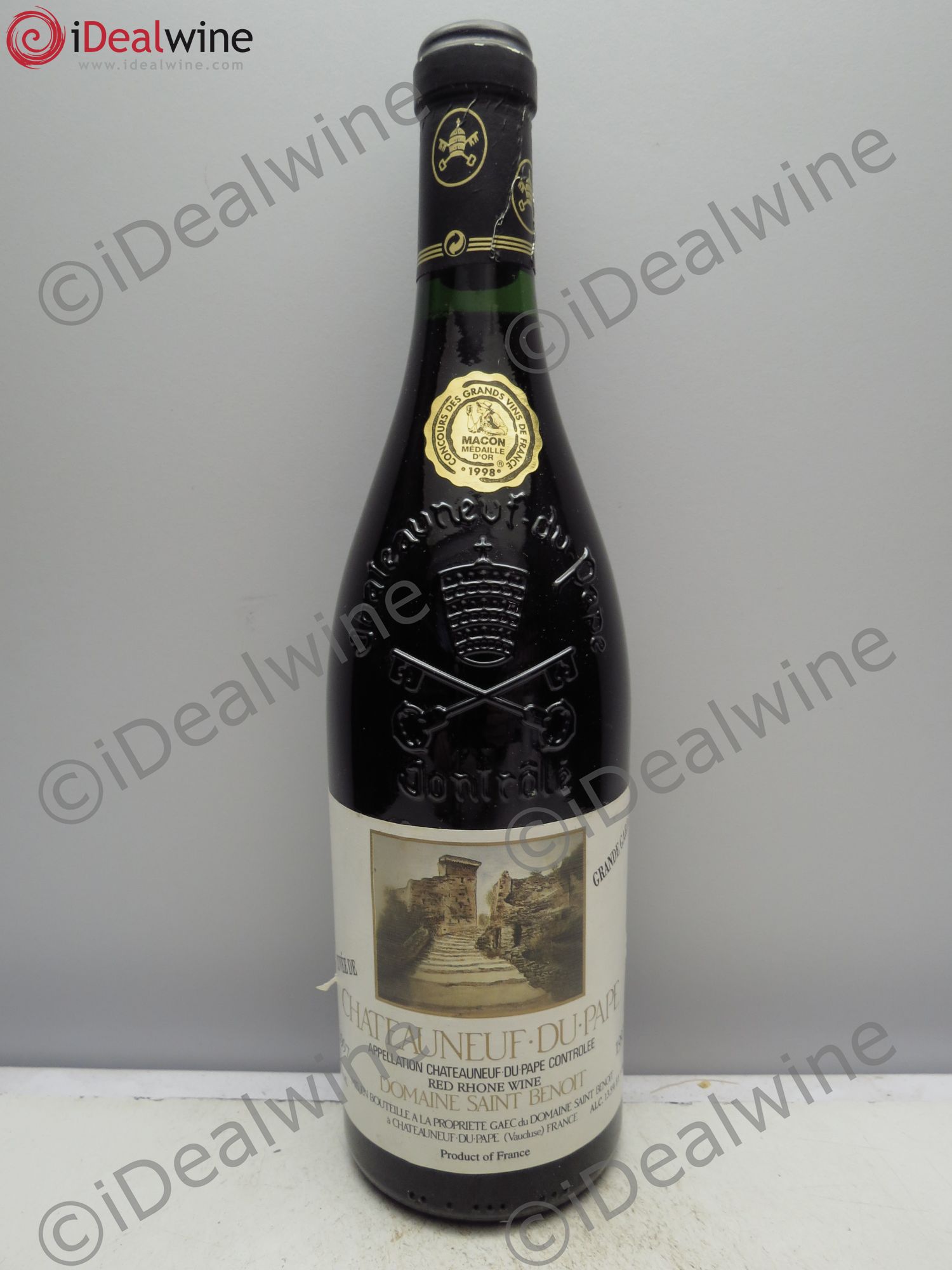 Châteauneuf-du-Pape Domaine Saint Benoit 1997 - Posten von 1 Flasche - 0