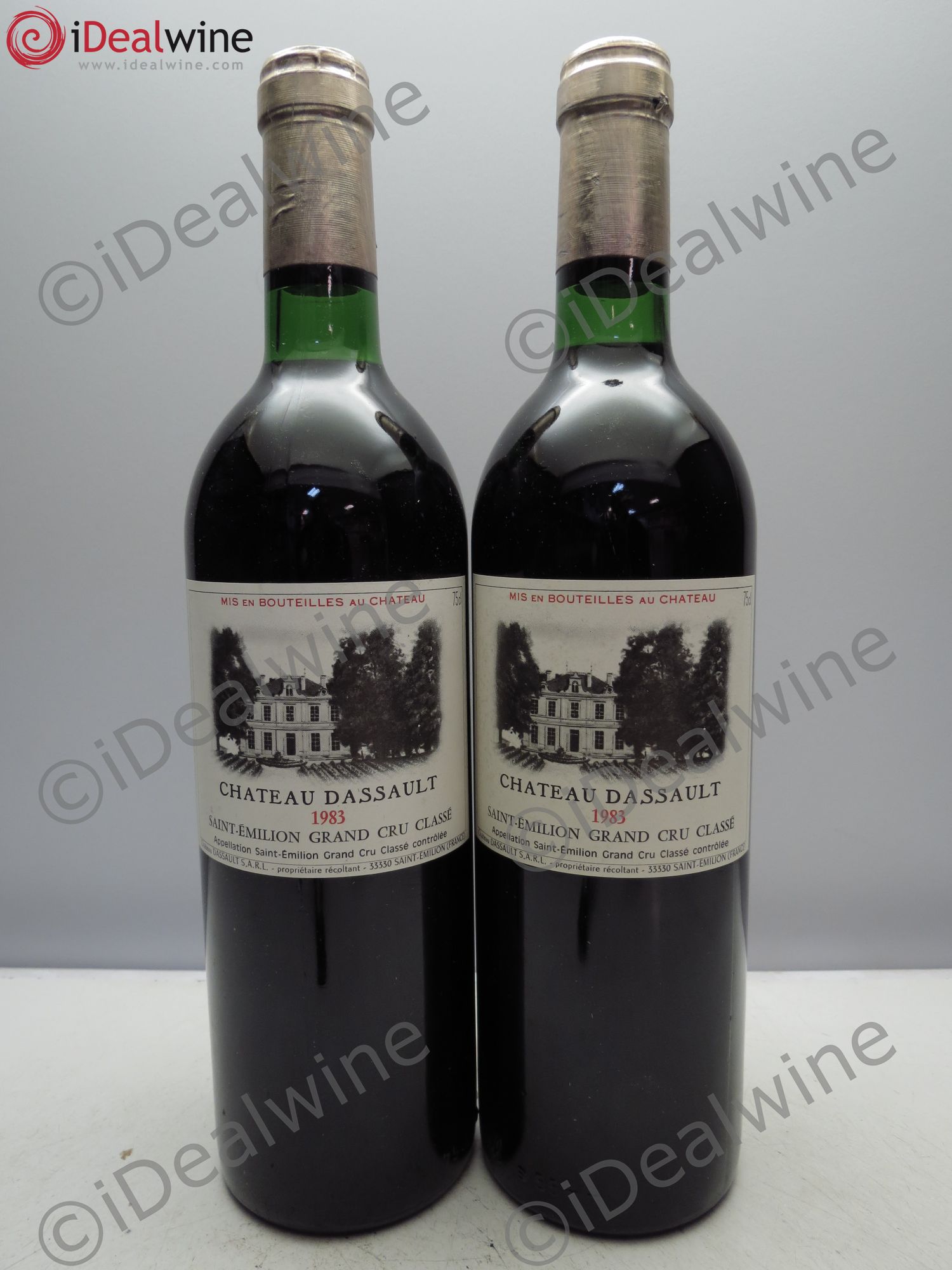 Château Dassault Grand Cru Classé 1983 - Lot de 2 bouteilles - 0