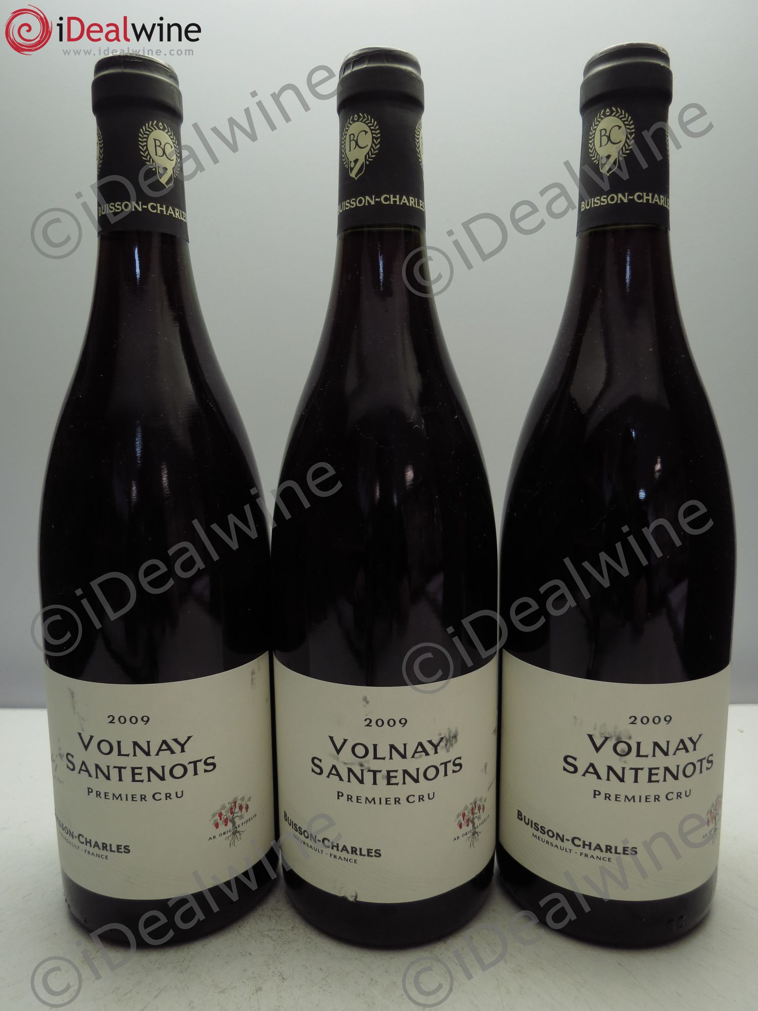 Volnay 1er Cru Buisson Charles 2009 - Lot de 3 bouteilles - 0