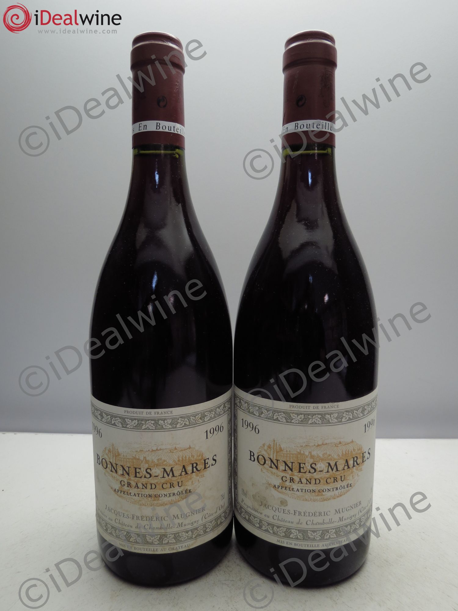 Bonnes-Mares Grand Cru Jacques-Frédéric Mugnier 1996 - Lot de 2 bouteilles - 0
