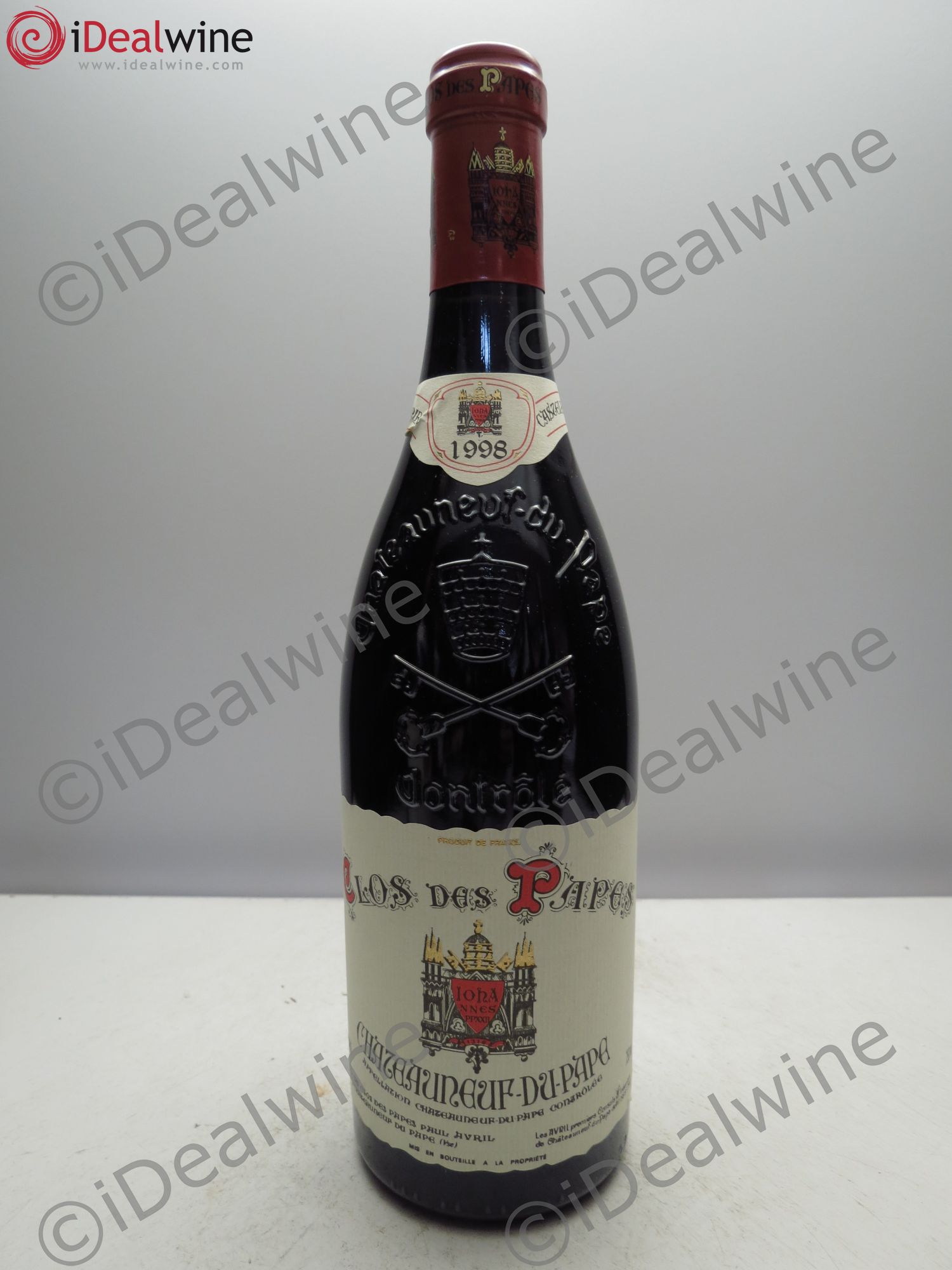 Châteauneuf-du-Pape Clos des Papes - Paul Avril 1998 - Lot de 6 bouteilles - 0