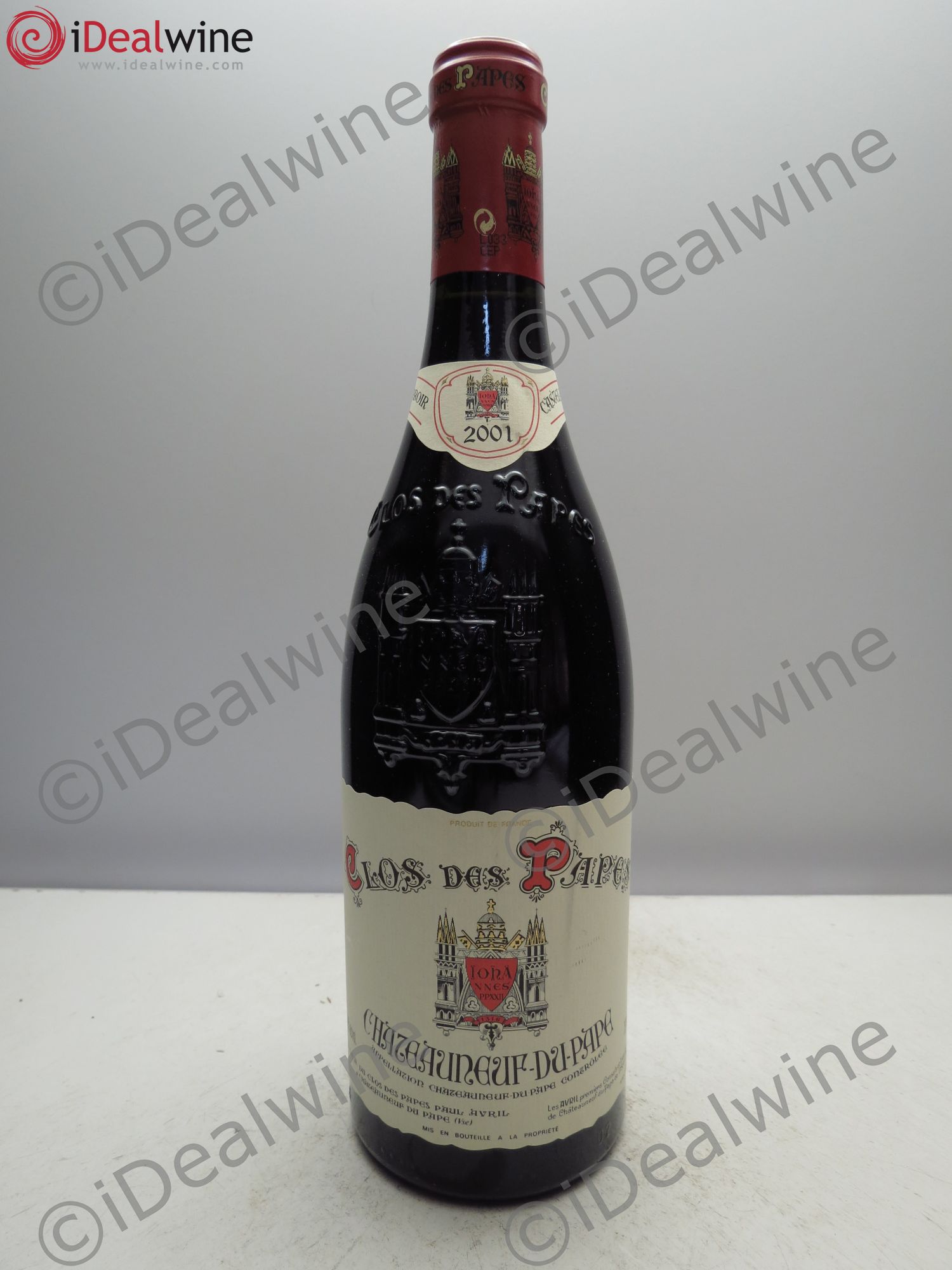 Châteauneuf-du-Pape Clos des Papes - Paul Avril 2001 - Lot de 6 bouteilles - 0