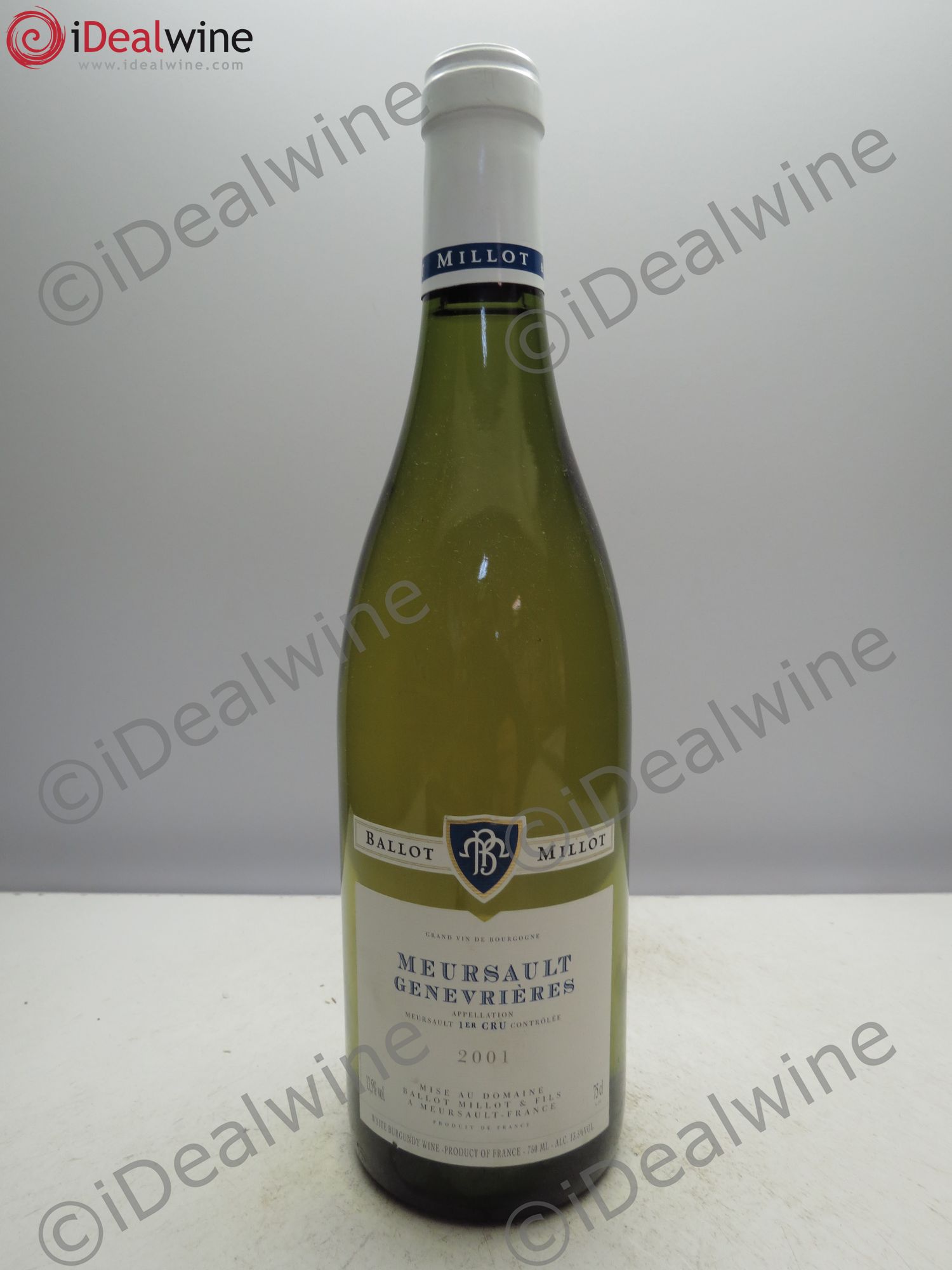 Meursault 1er Cru Ballot Millot 2001 - Posten von 1 Flasche - 0