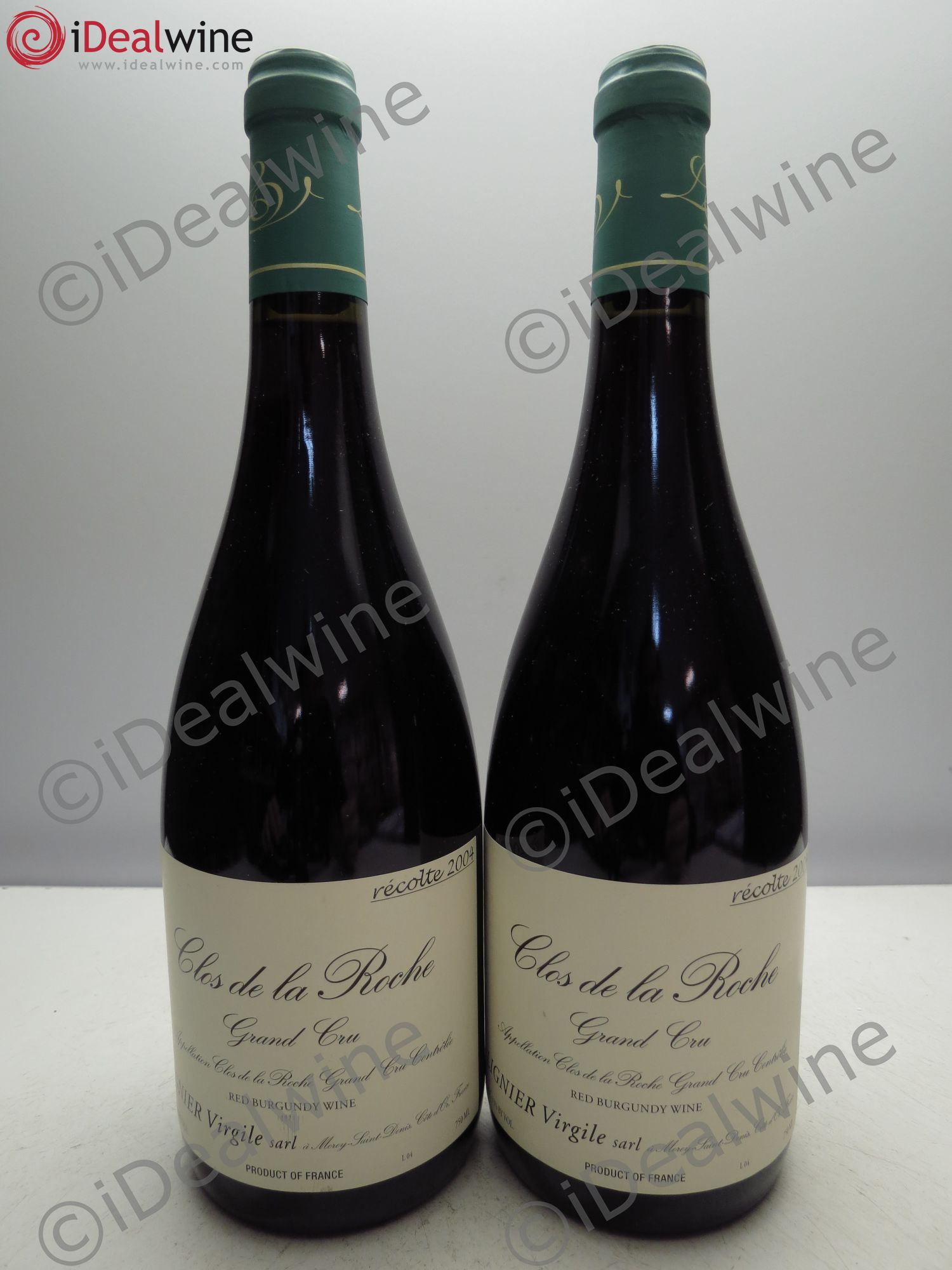 Clos de la Roche Grand Cru Lignier-Virgile 2004 - Posten von 2 Flaschen - 0