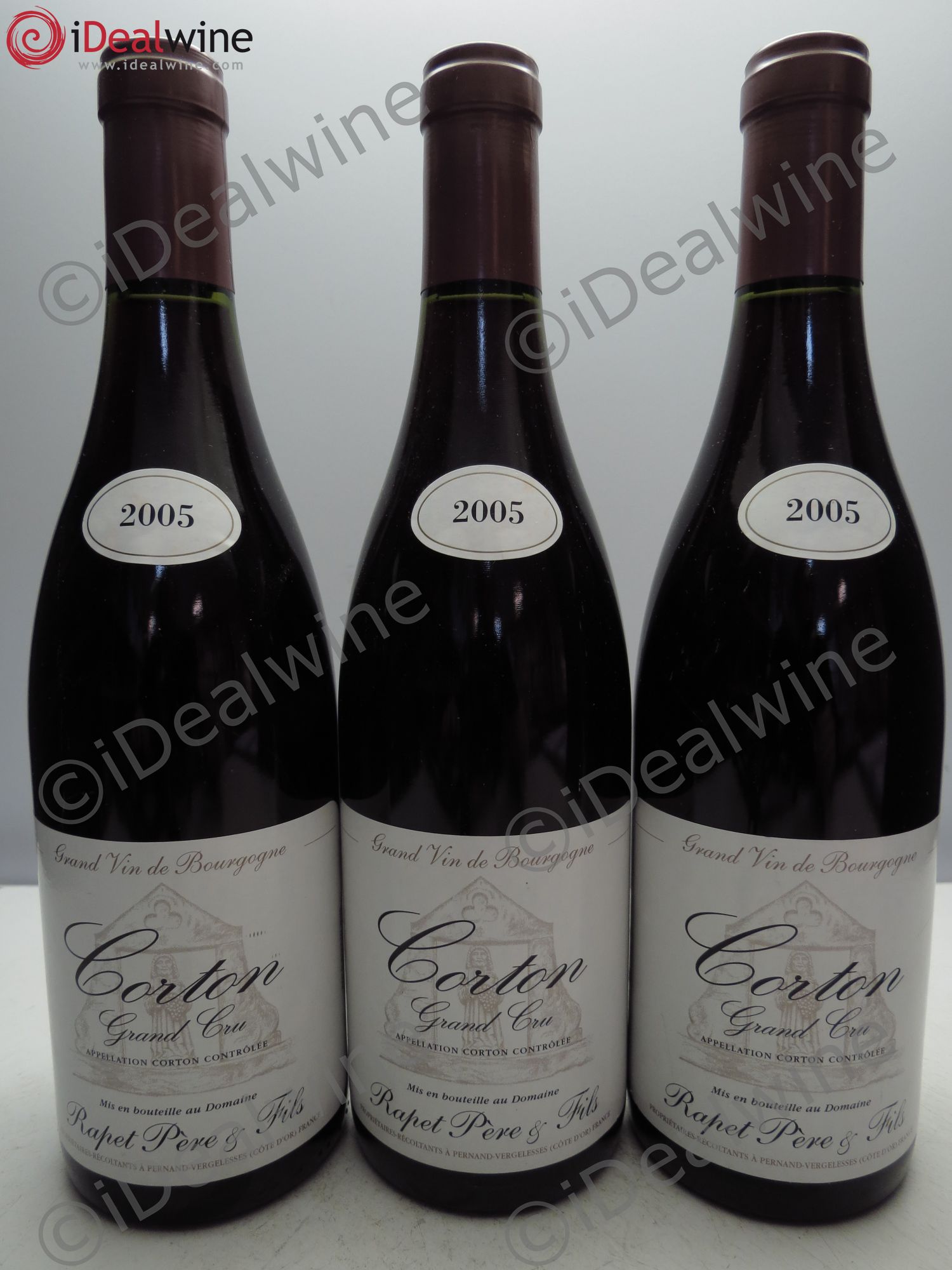 Corton Grand Cru 2005 - Lot de 3 bouteilles - 0