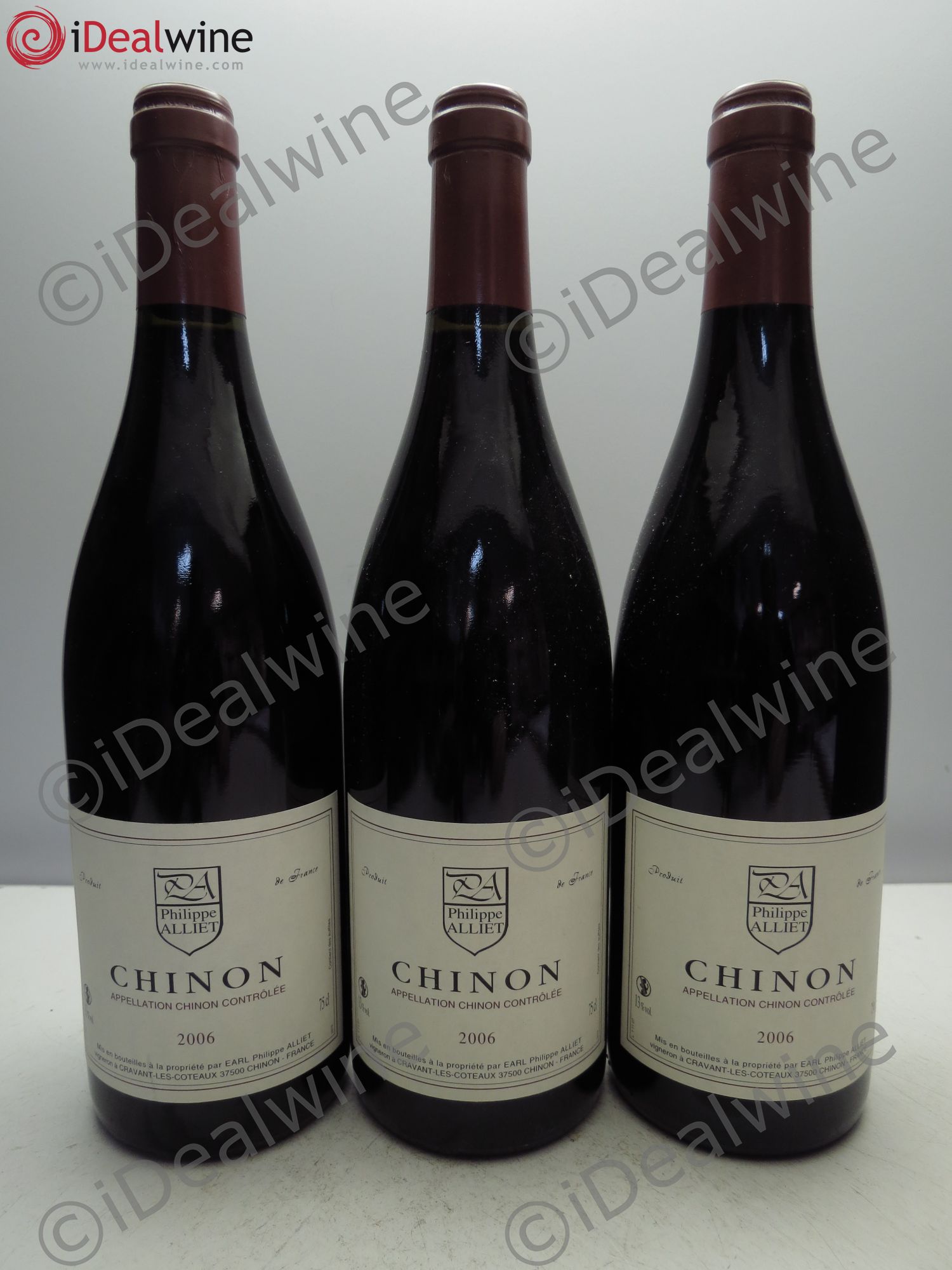 Chinon 2006 - Lot de 3 bouteilles - 0