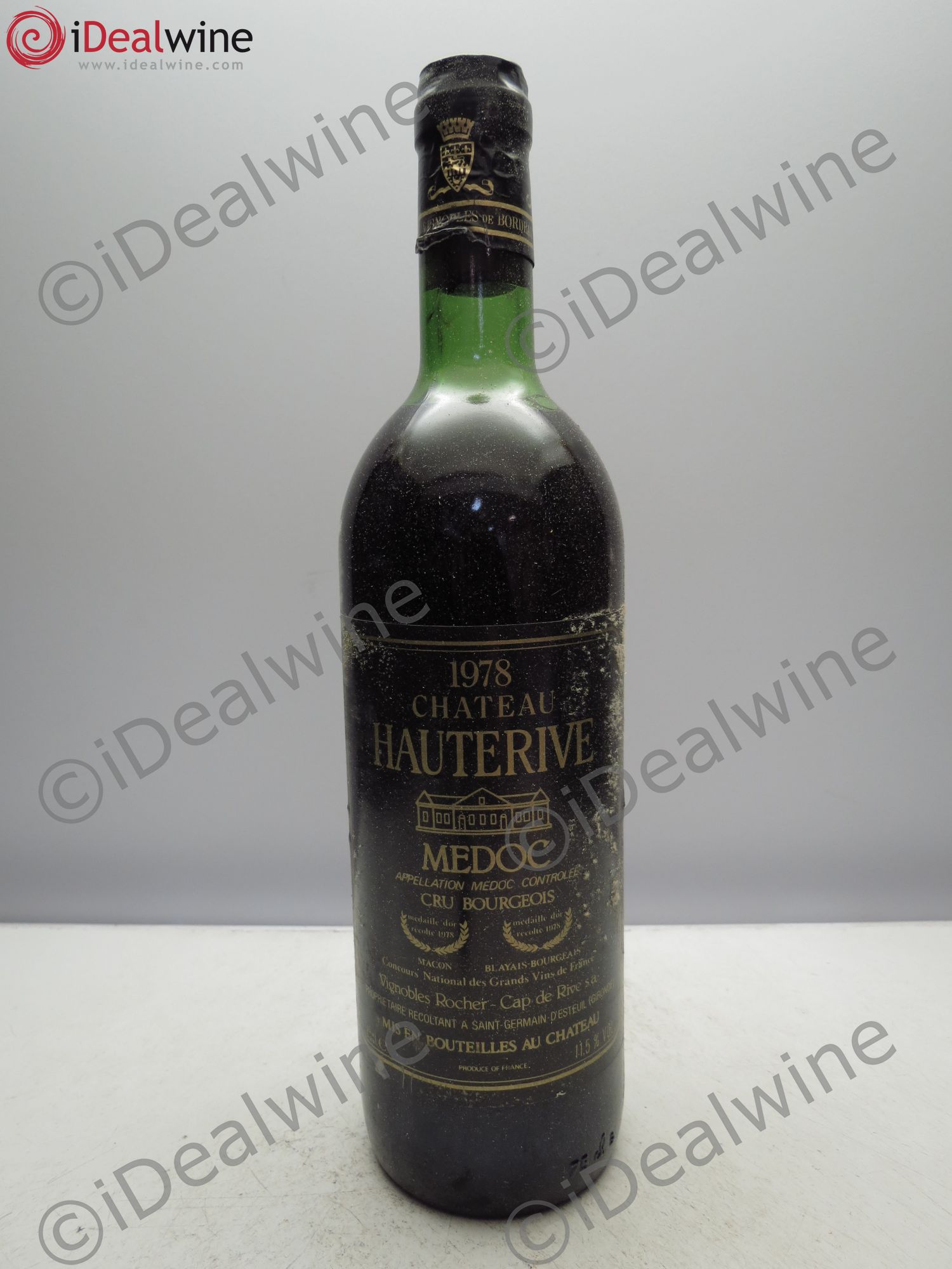Médoc Château Hauterive (sans prix de reserve/no reserve) 1978 - Posten von 6 Flaschen - 0
