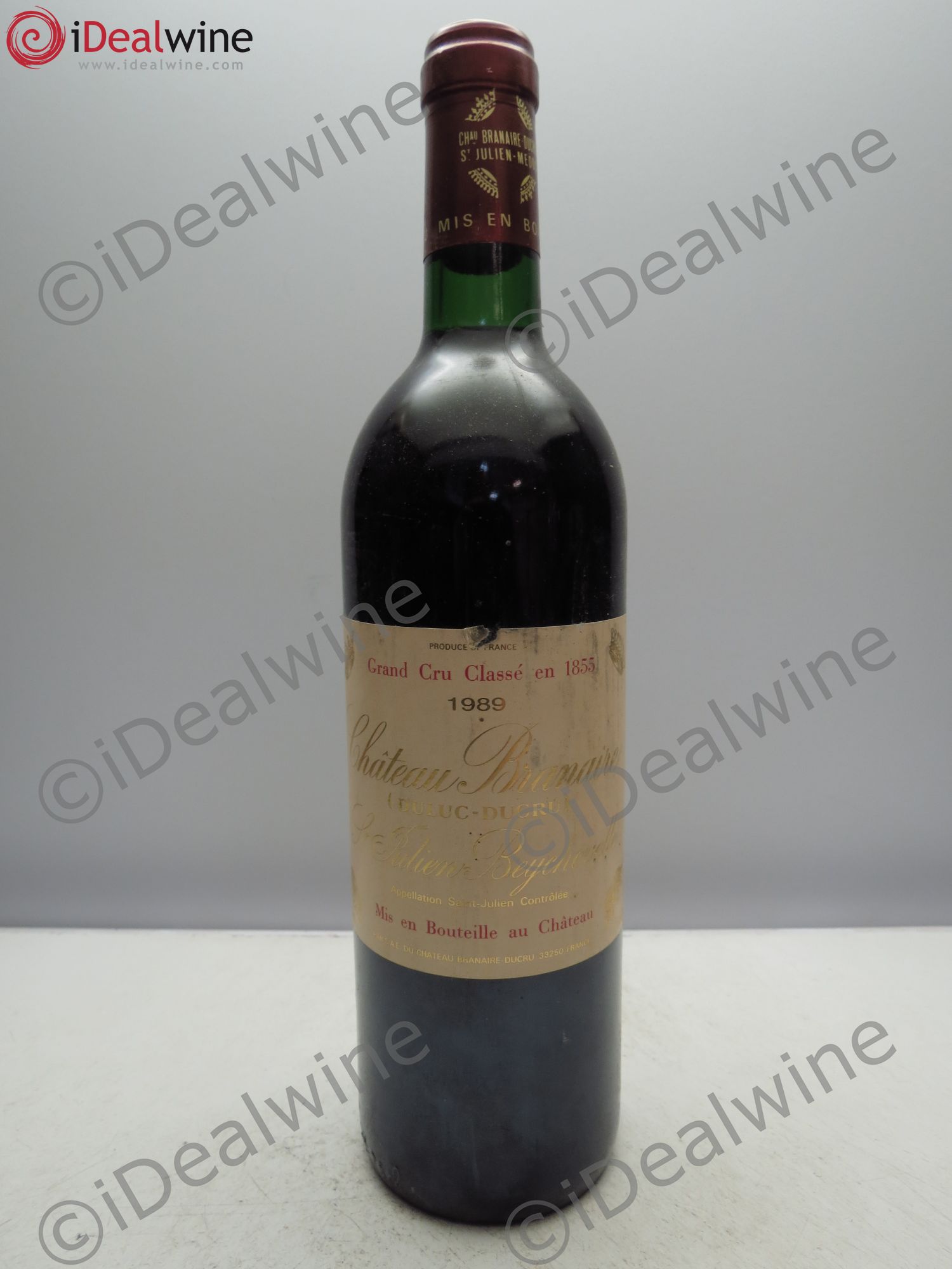 Château Branaire Ducru 4ème Grand Cru Classé 1989 - Lot de 6 bouteilles - 0
