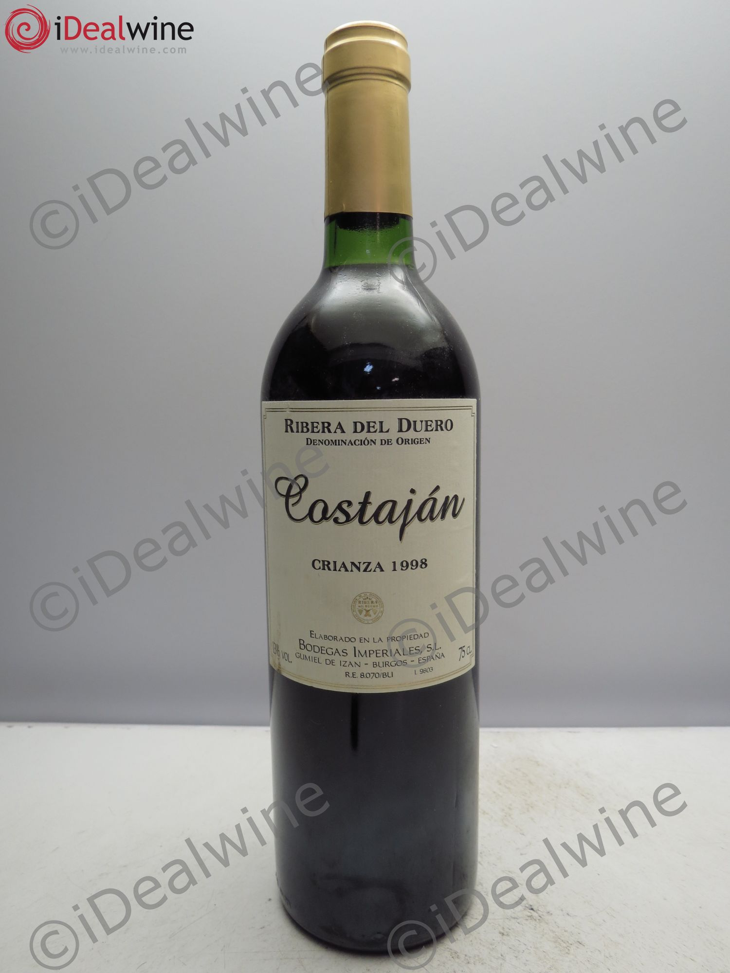 Ribera Del Duero DO Costajan. Bodegas Imperiales, Crianza (sans prix de réserve / no reserve) 1998 - Posten von 1 Flasche - 0