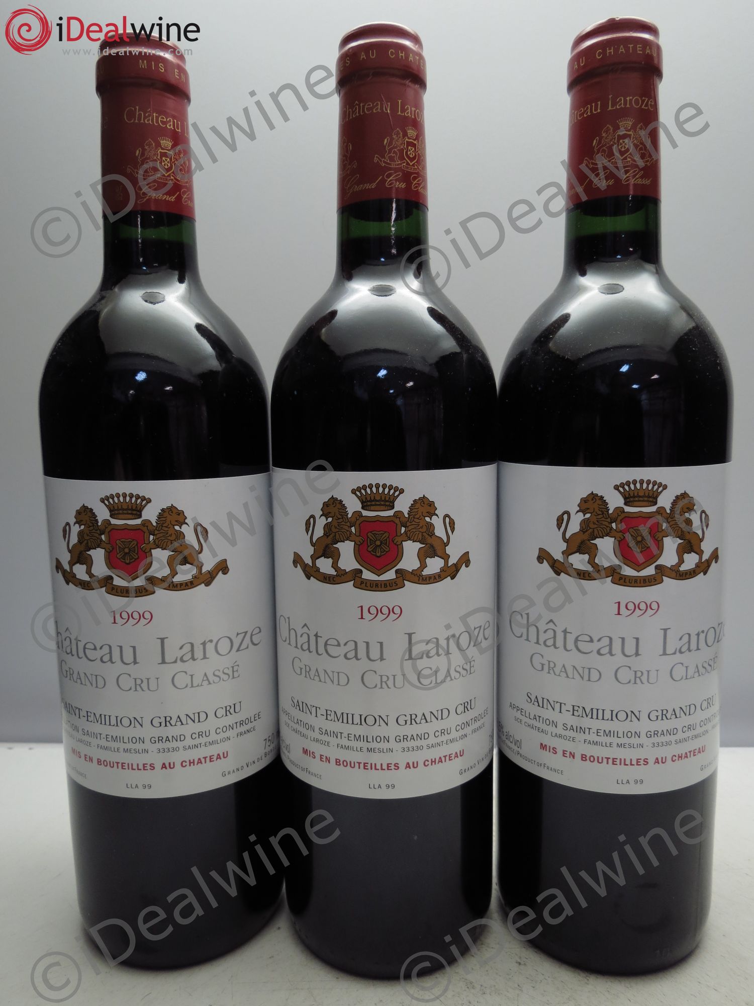 Château Laroze Grand Cru Classé (sans prix de reserve/no reserve) 1999 - Lotto di 3 bottiglie - 0
