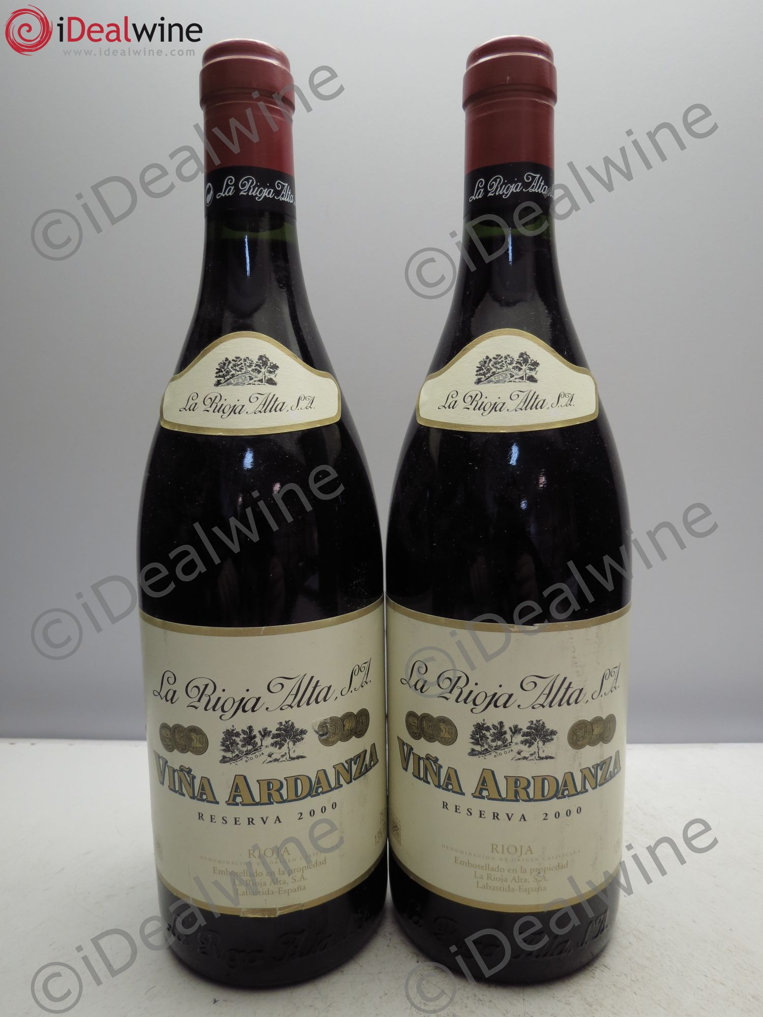 Rioja DOCA Vina Ardanza. La Rioja Alta (sans prix de réserve / no reserve) 2000 - Lot of 2 bottles - 0