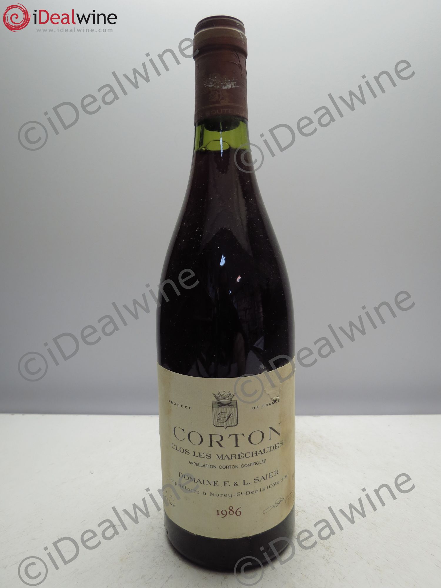 Corton Grand Cru Clos des Maréchaudes Saier 1986 - Posten von 1 Flasche - 0