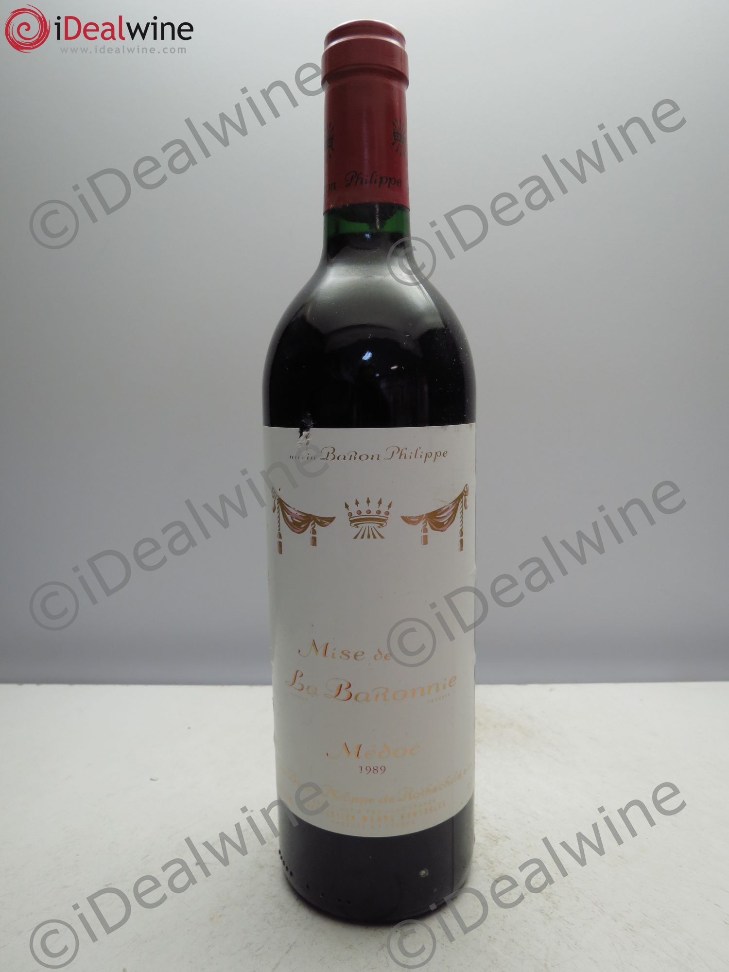 Bordeaux Mise de la Baronnie Médoc 1989 - Posten von 1 Flasche - 0