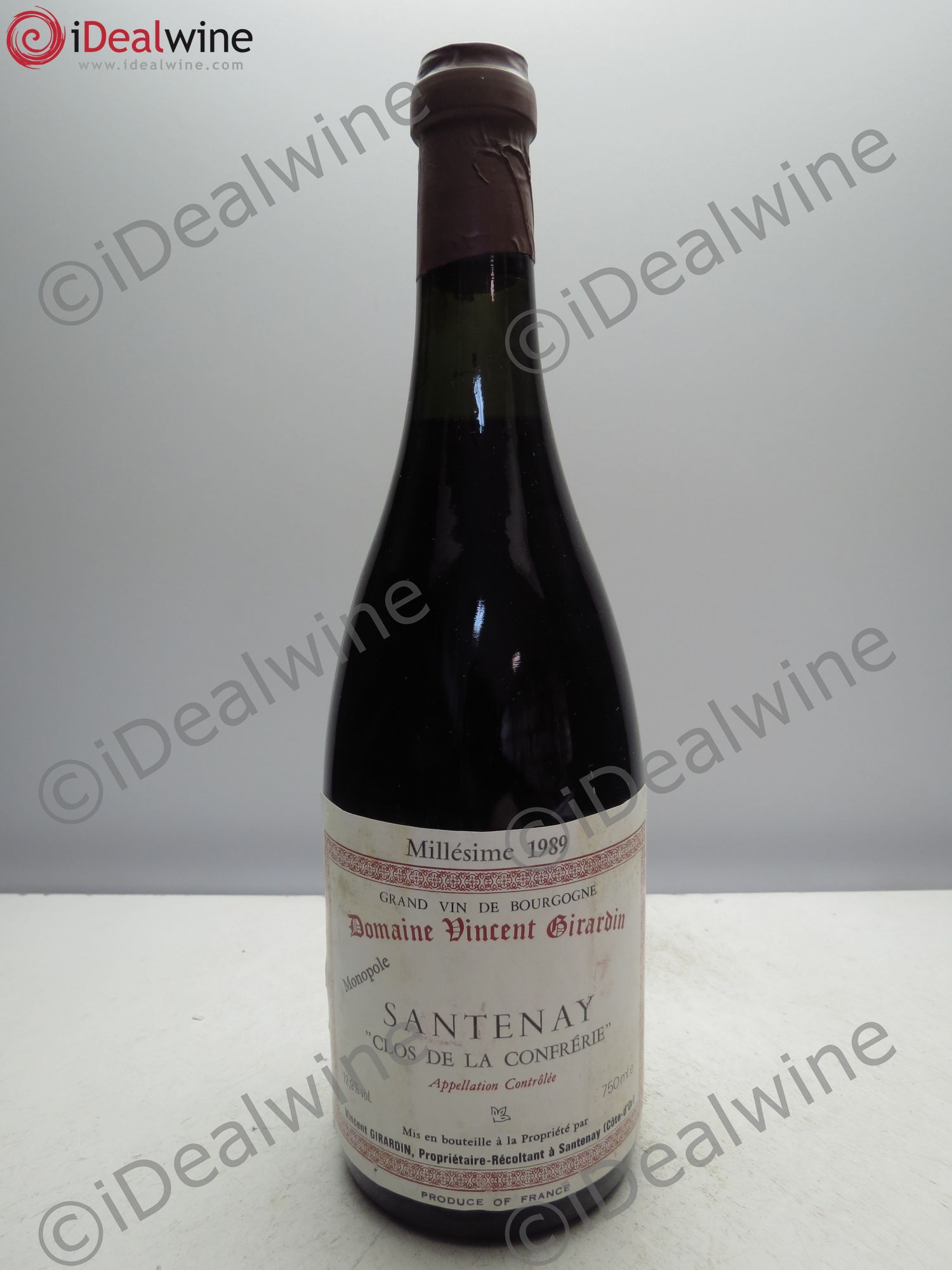 Santenay 1er Cru Clos de la Confrérie 1989 - Posten von 1 Flasche - 0