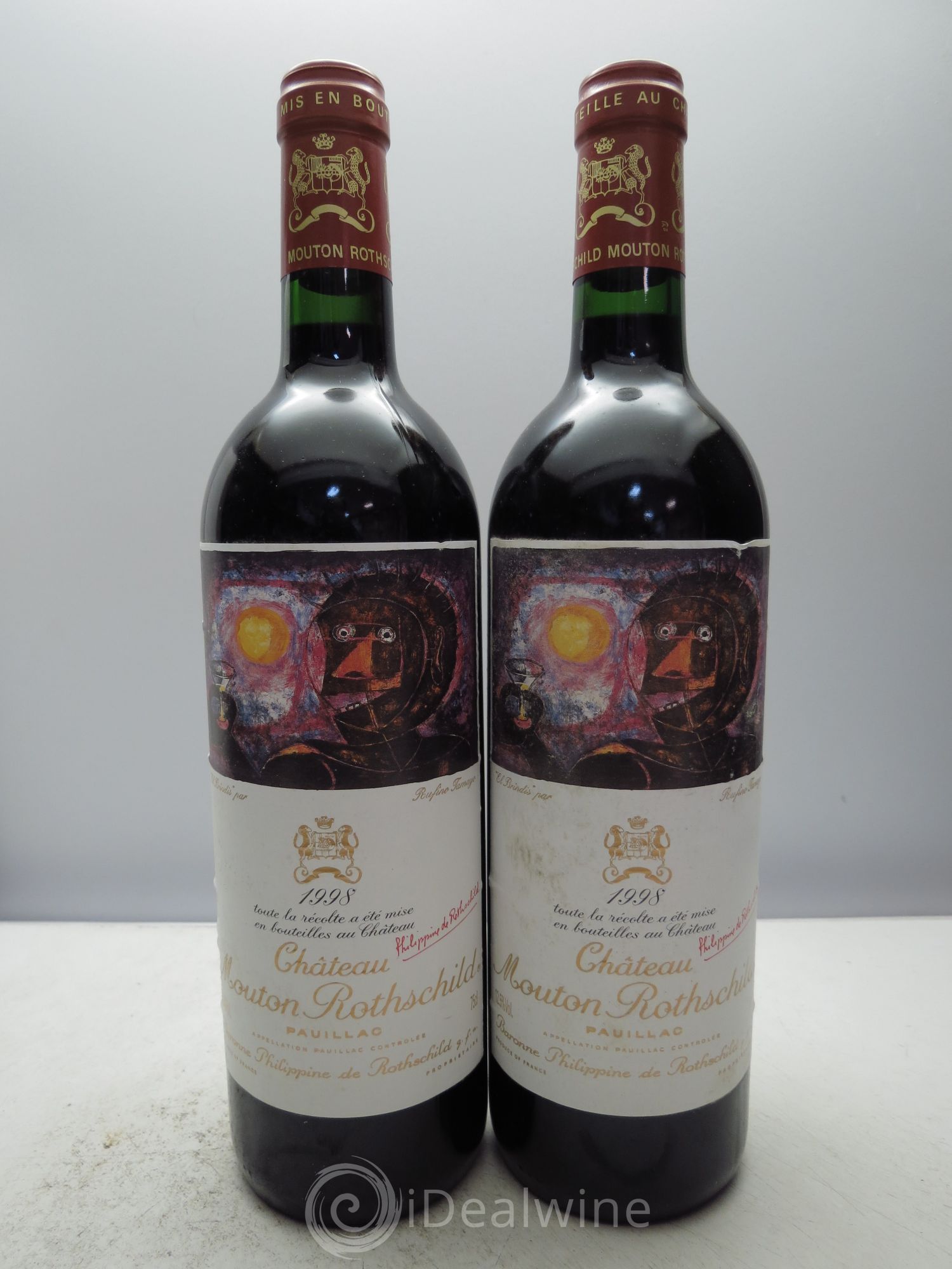 Château Mouton Rothschild 1er Grand Cru Classé 1998 - Lot de 6 bouteilles - 3