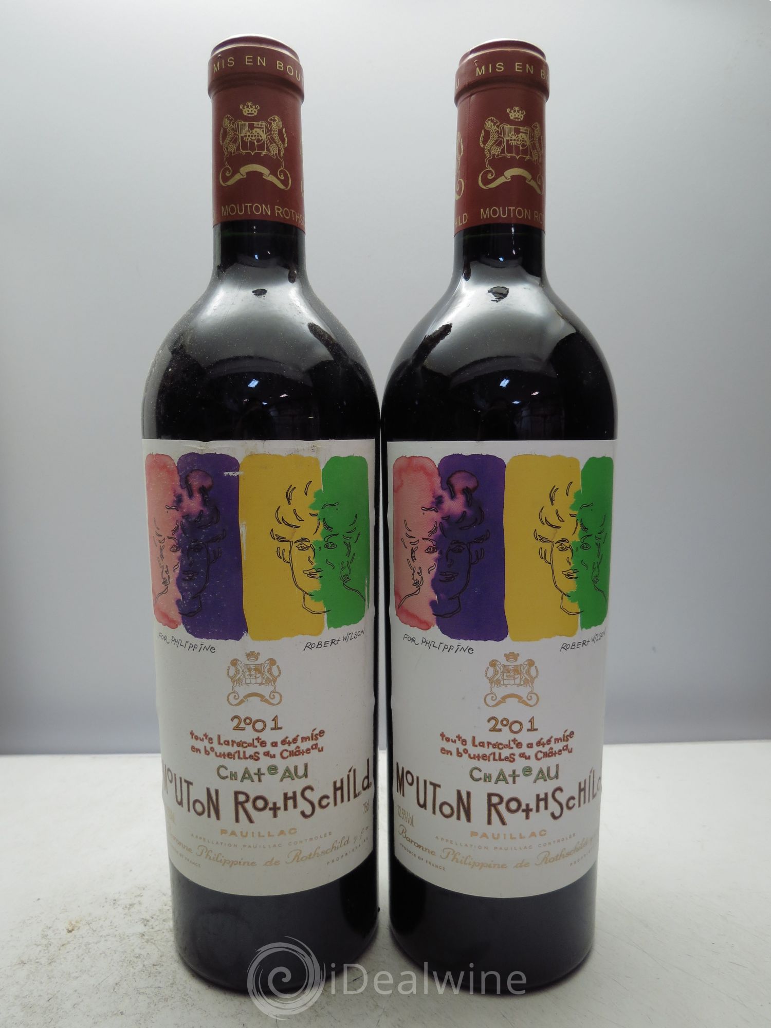 Château Mouton Rothschild 1er Grand Cru Classé 2001 - Lot de 6 bouteilles - 2