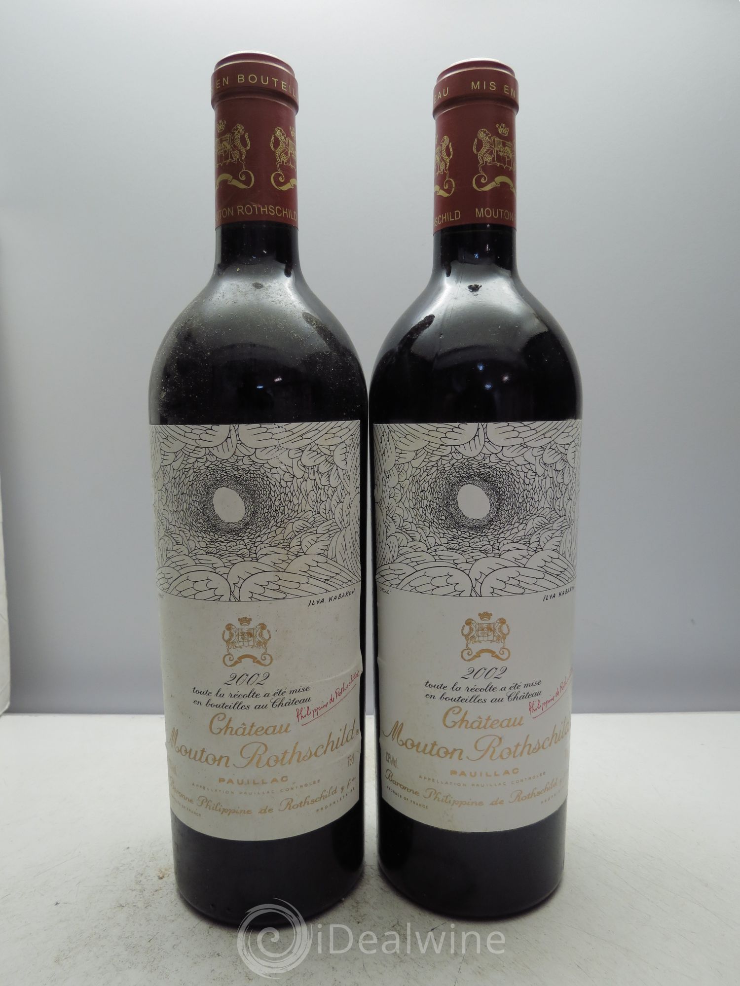 Château Mouton Rothschild 1er Grand Cru Classé 2002 - Lot de 6 bouteilles - 2