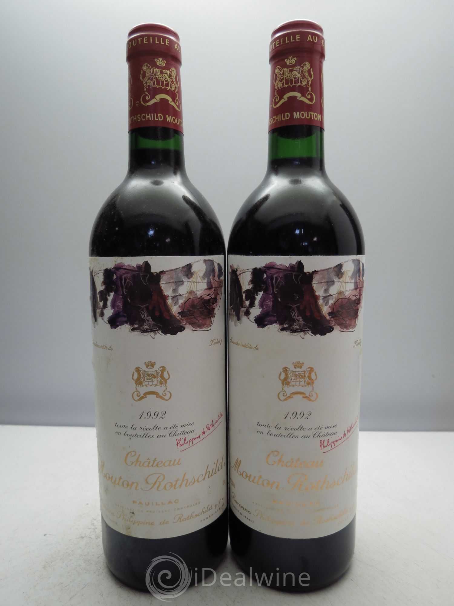 Château Mouton Rothschild 1er Grand Cru Classé 1992 - Lot de 6 bouteilles - 2