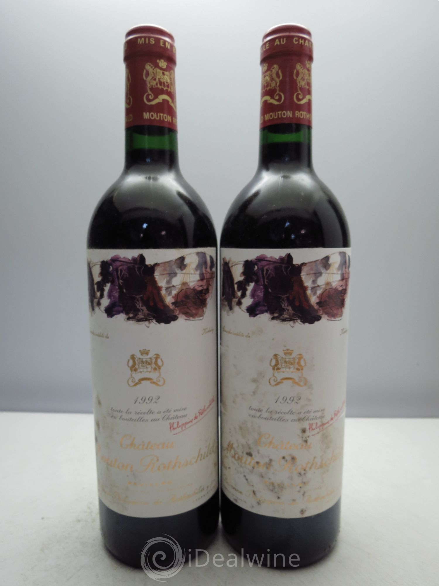 Château Mouton Rothschild 1er Grand Cru Classé 1992 - Lot de 6 bouteilles - 3