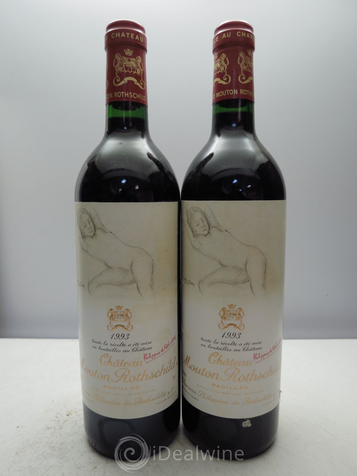 Château Mouton Rothschild 1er Grand Cru Classé 1993 - Lot de 6 bouteilles - 3