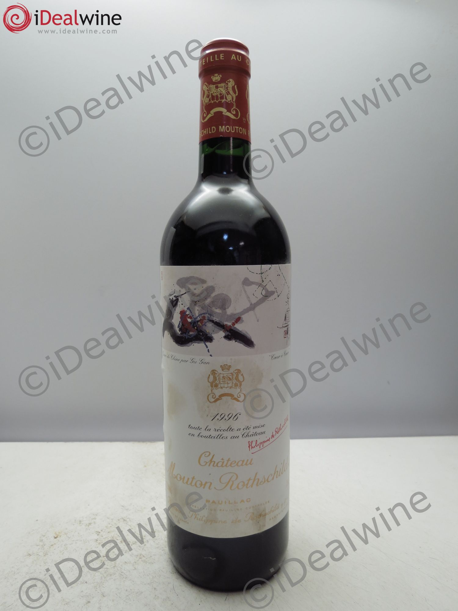 Château Mouton Rothschild 1er Grand Cru Classé 1996 - Lot de 1 bouteille - 0