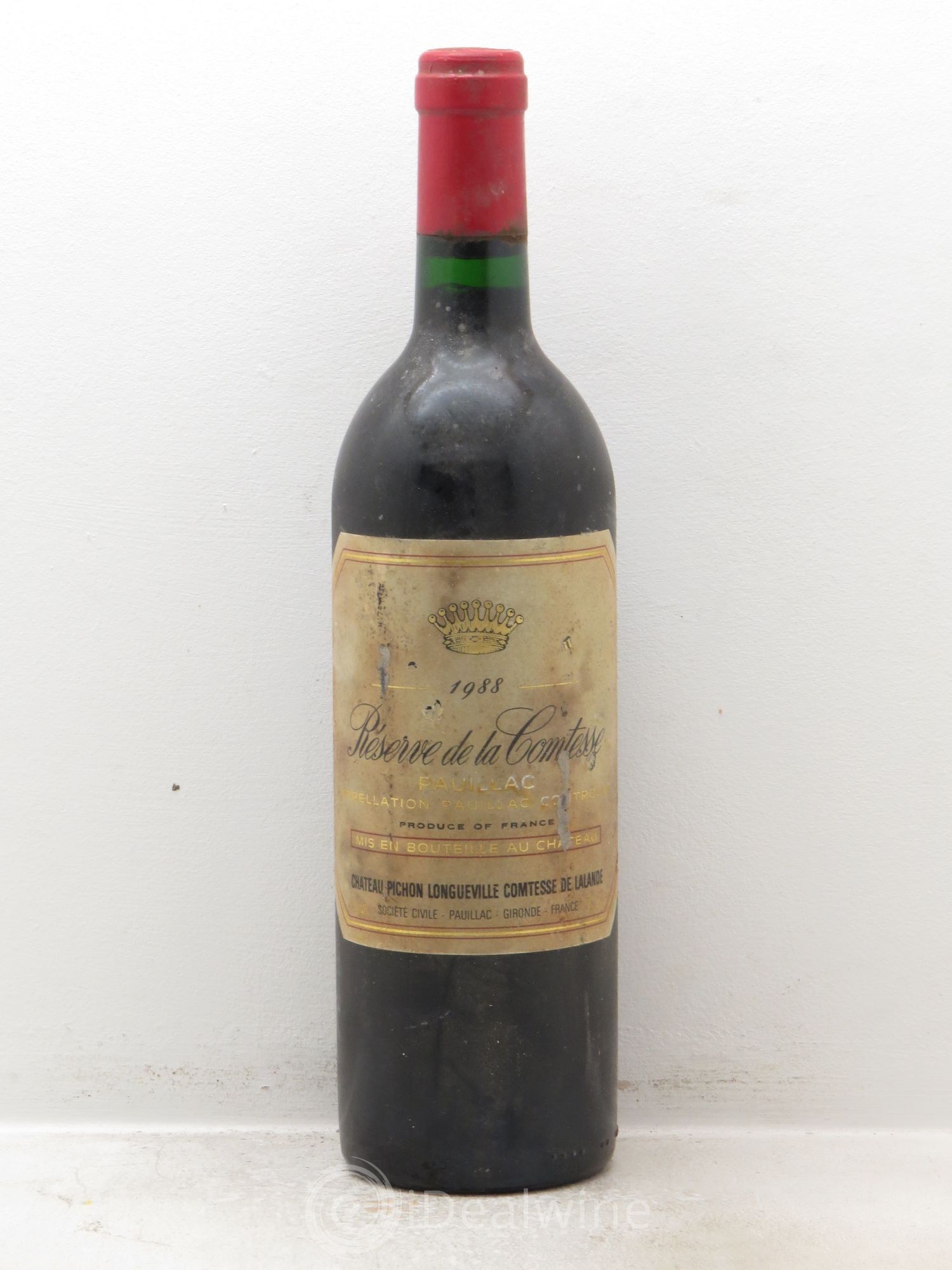 Réserve de la Comtesse Second Vin 1988 - Lot de 1 bouteille - 0
