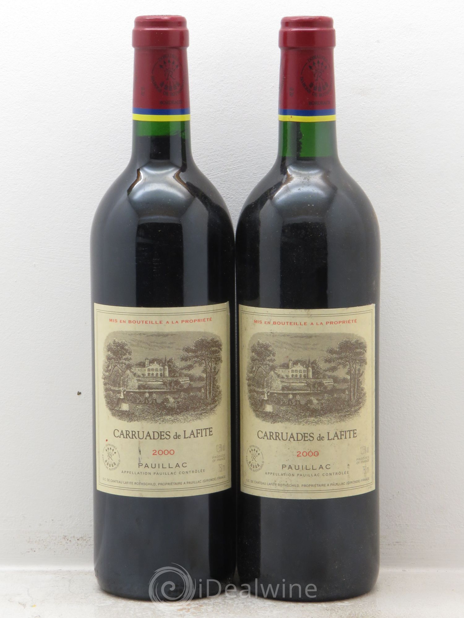 Carruades de Lafite Rothschild Second Vin 2000 - Lot de 2 bouteilles - 0