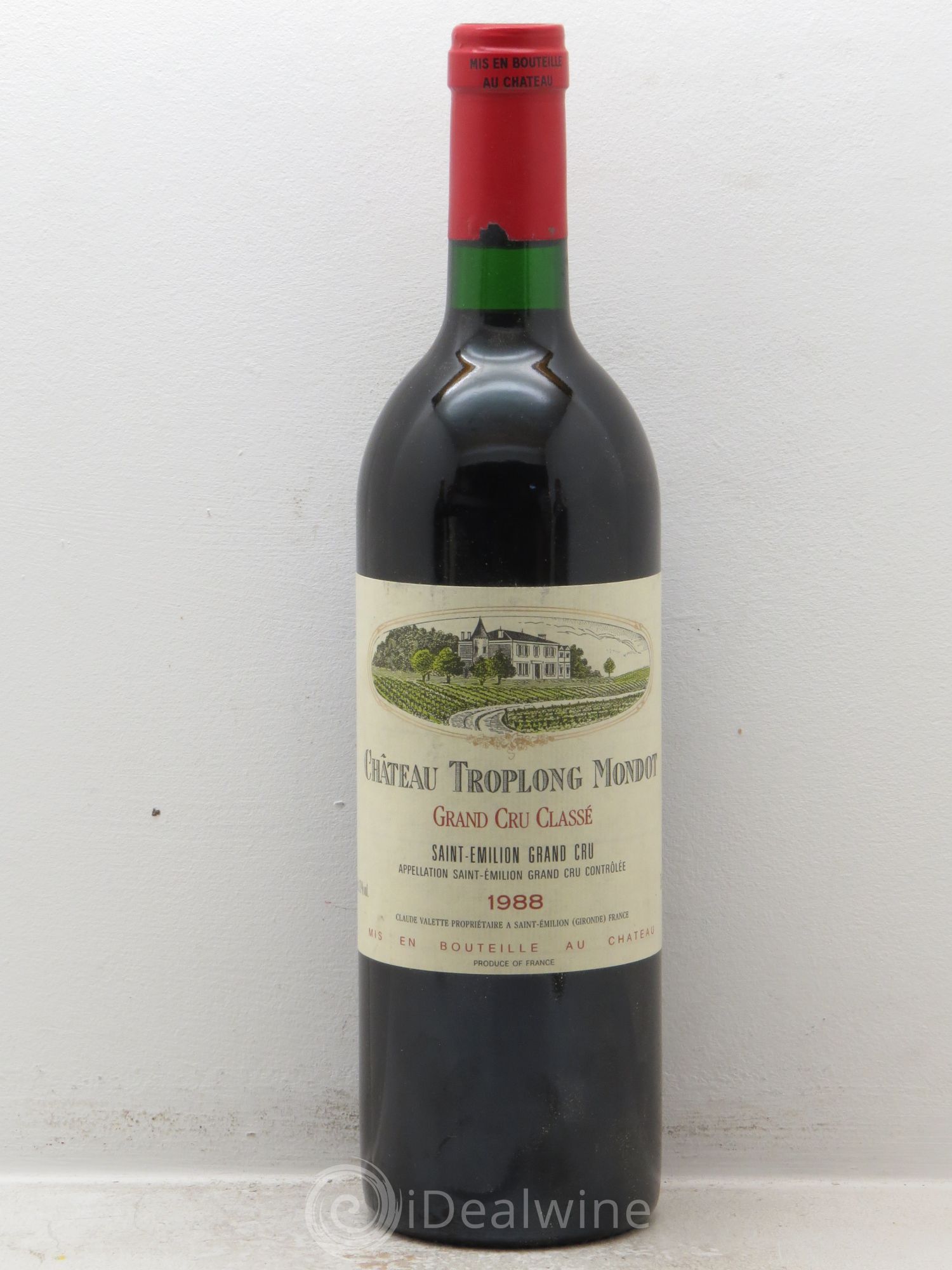 Château Troplong Mondot 1er Grand Cru Classé B 1988 - Lot de 1 bouteille - 0