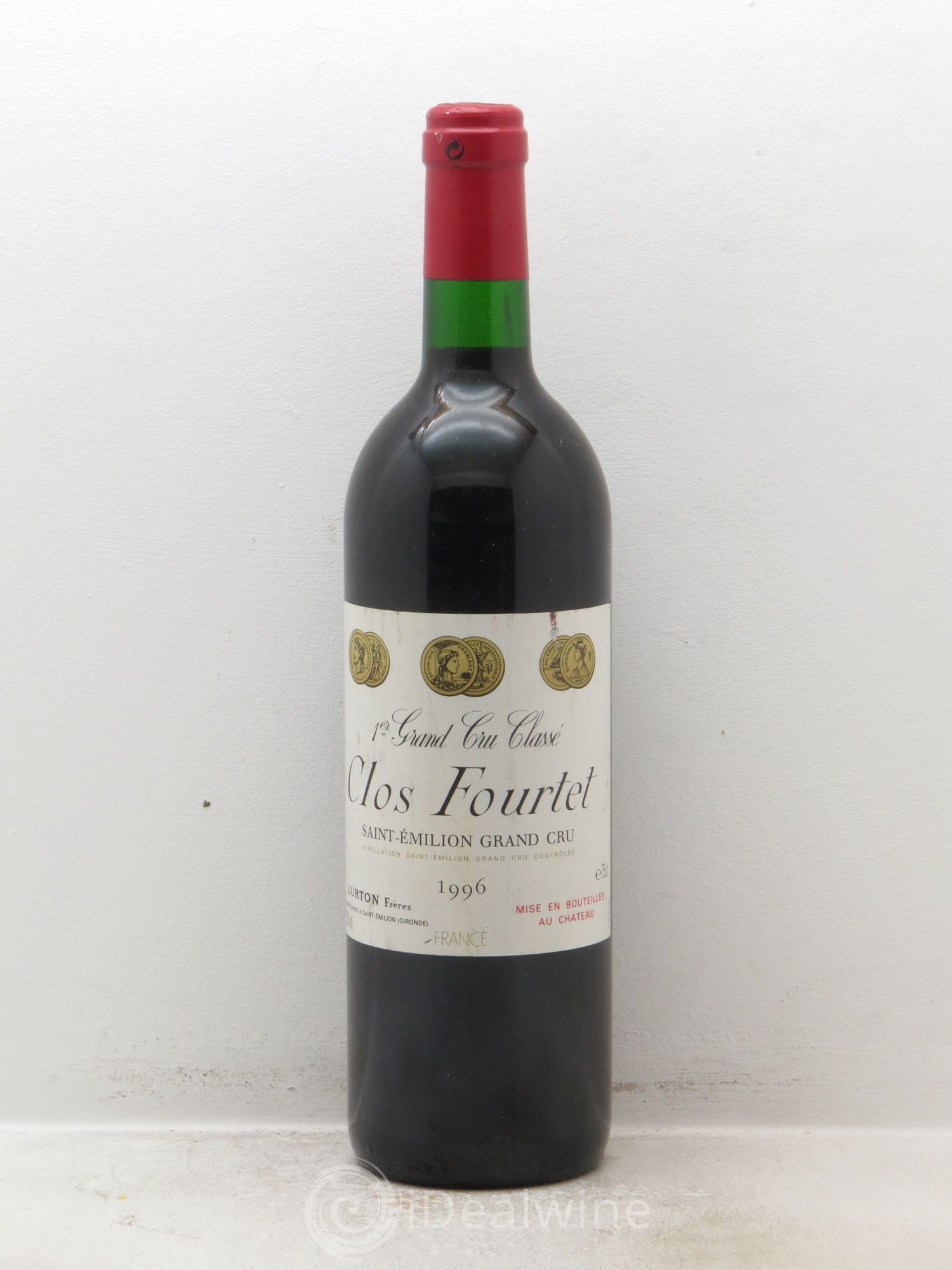 Clos Fourtet 1er Grand Cru Classé B 1996 - Lot de 1 bouteille - 0