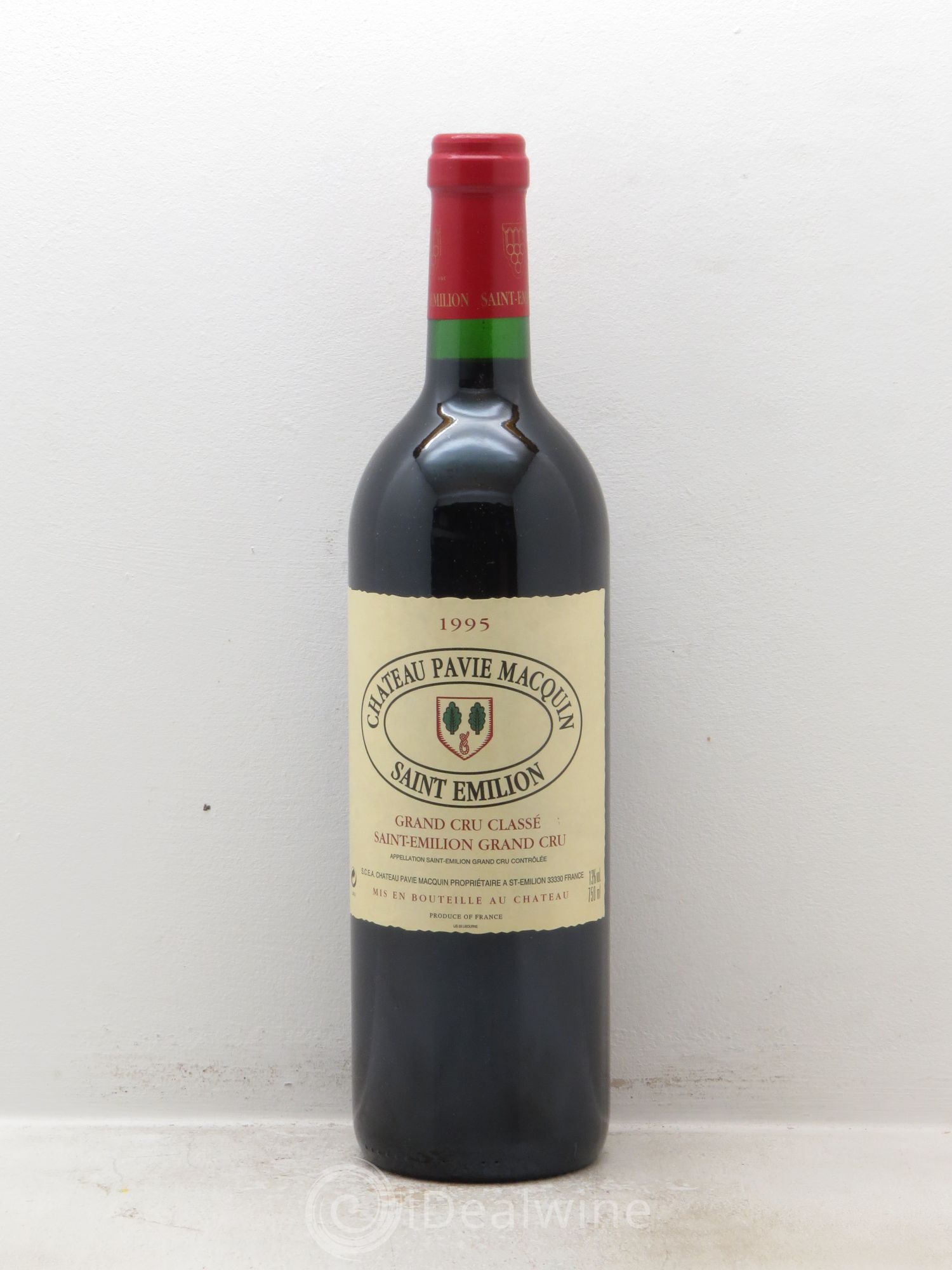 Château Pavie Macquin 1er Grand Cru Classé B 1995 - Lot de 1 bouteille - 0