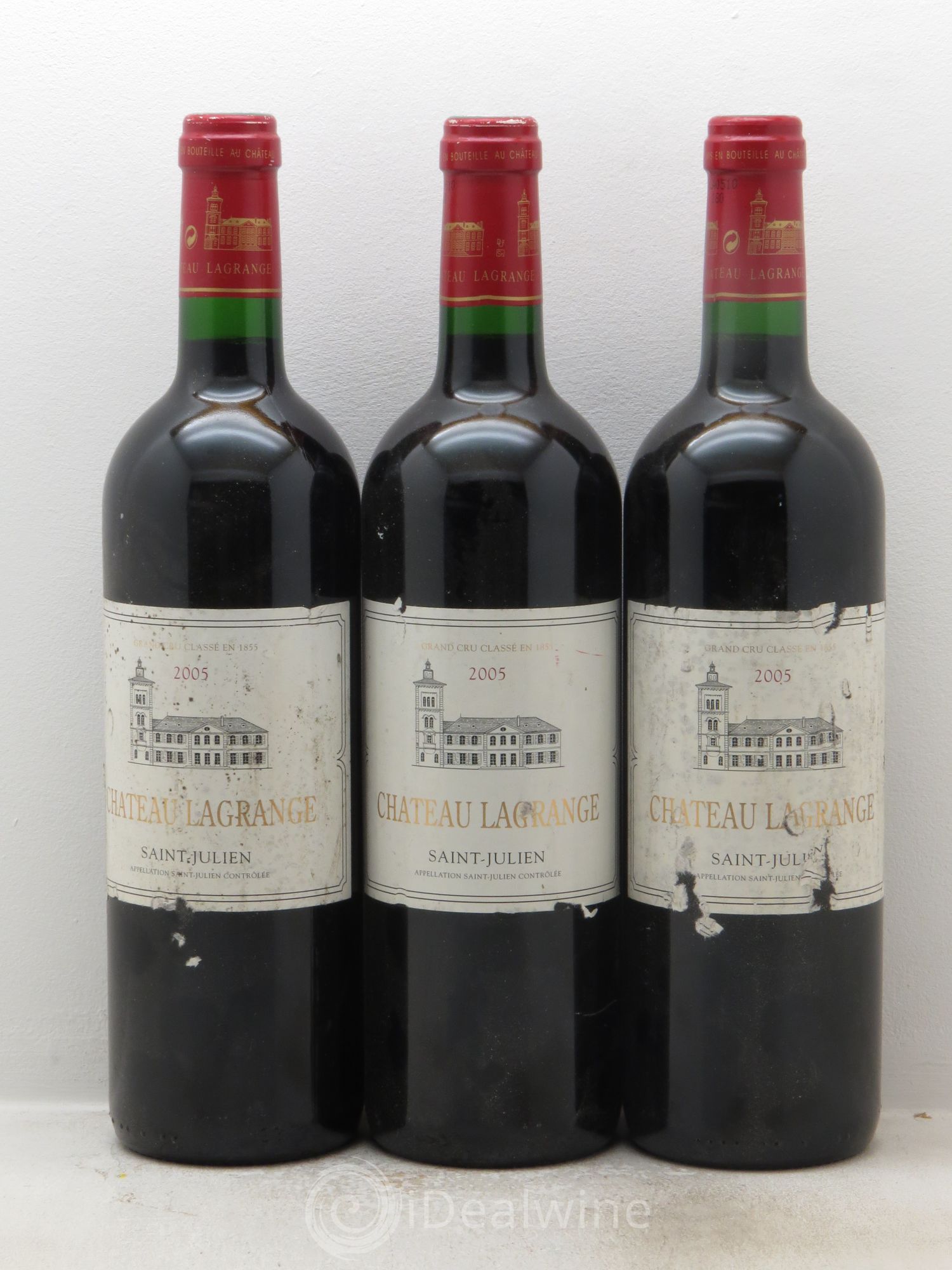 Château Lagrange 3ème Grand Cru Classé 2005 - Lot de 3 bouteilles - 0