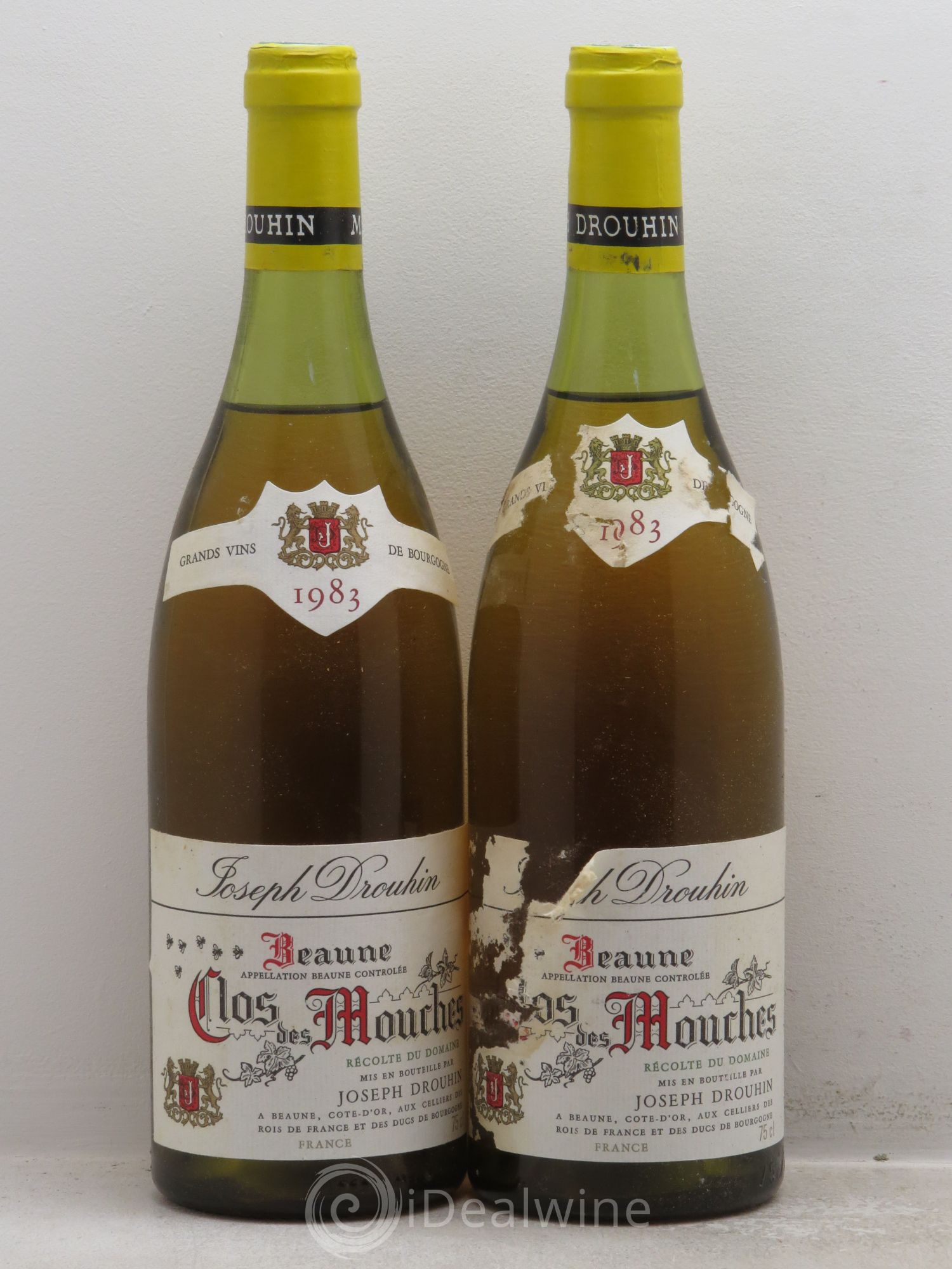 Beaune 1er Cru Clos des Mouches Joseph Drouhin 1983 - Lot de 2 bouteilles - 0