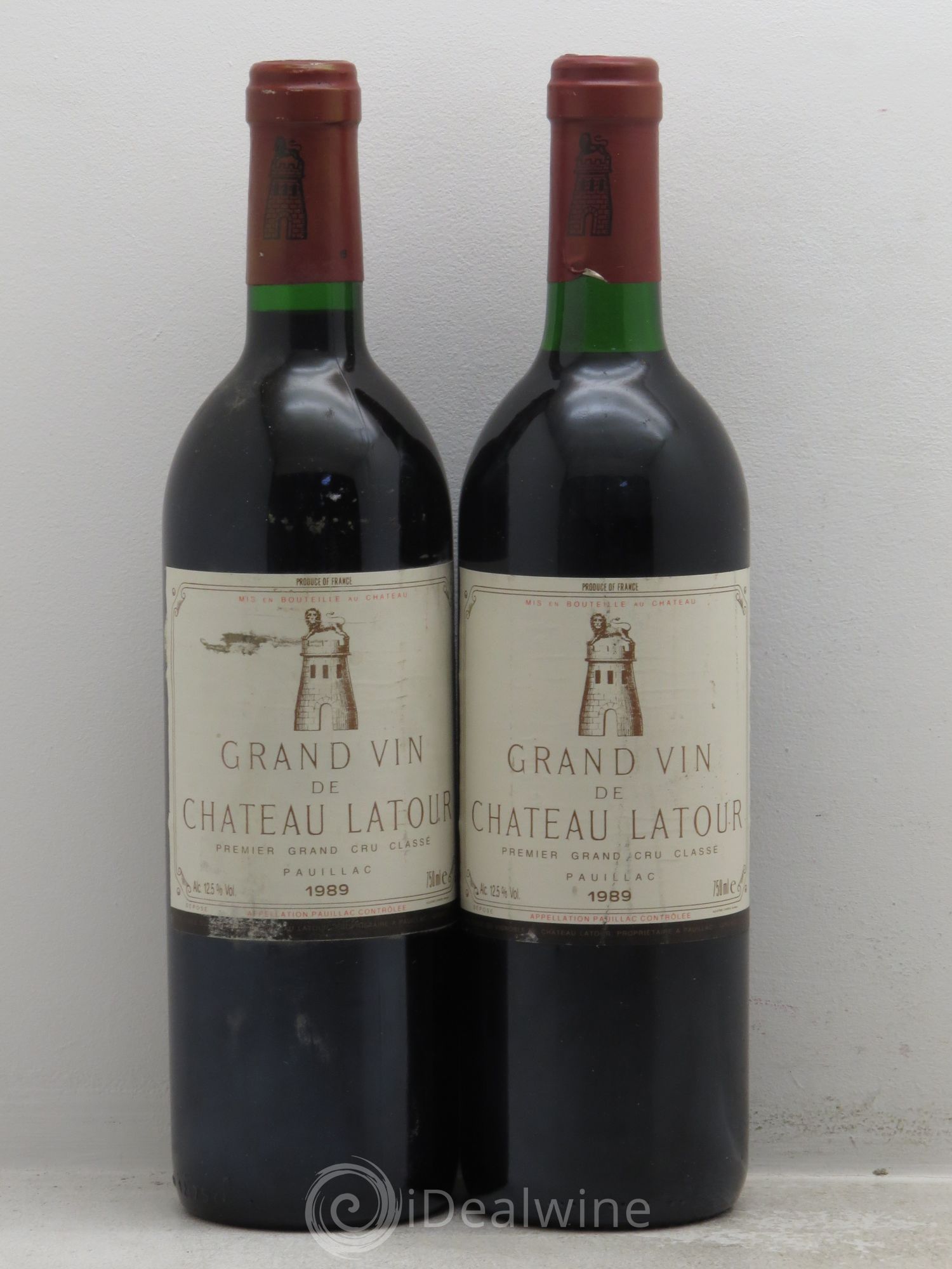 Château Latour 1er Grand Cru Classé 1989 - Lot de 2 bouteilles - 0