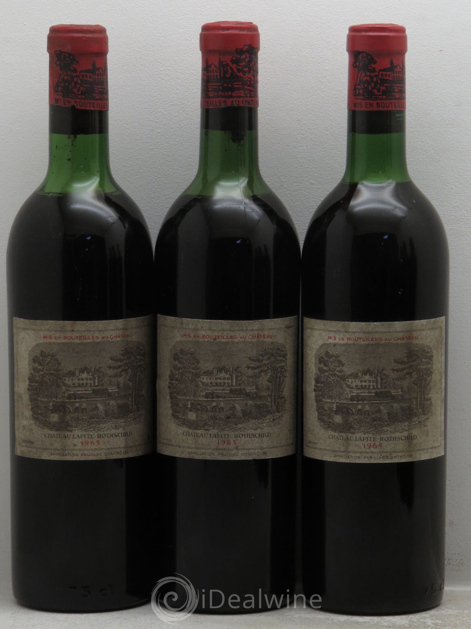 Château Lafite Rothschild 1er Grand Cru Classé 1965 - Lot de 6 bouteilles - 1