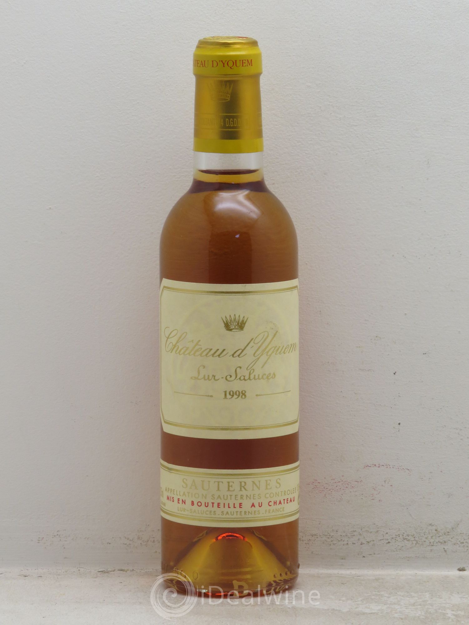 Château d' Yquem 1er Cru Classé Supérieur 1998 - Lotto di 1 mezza bottiglia - 0