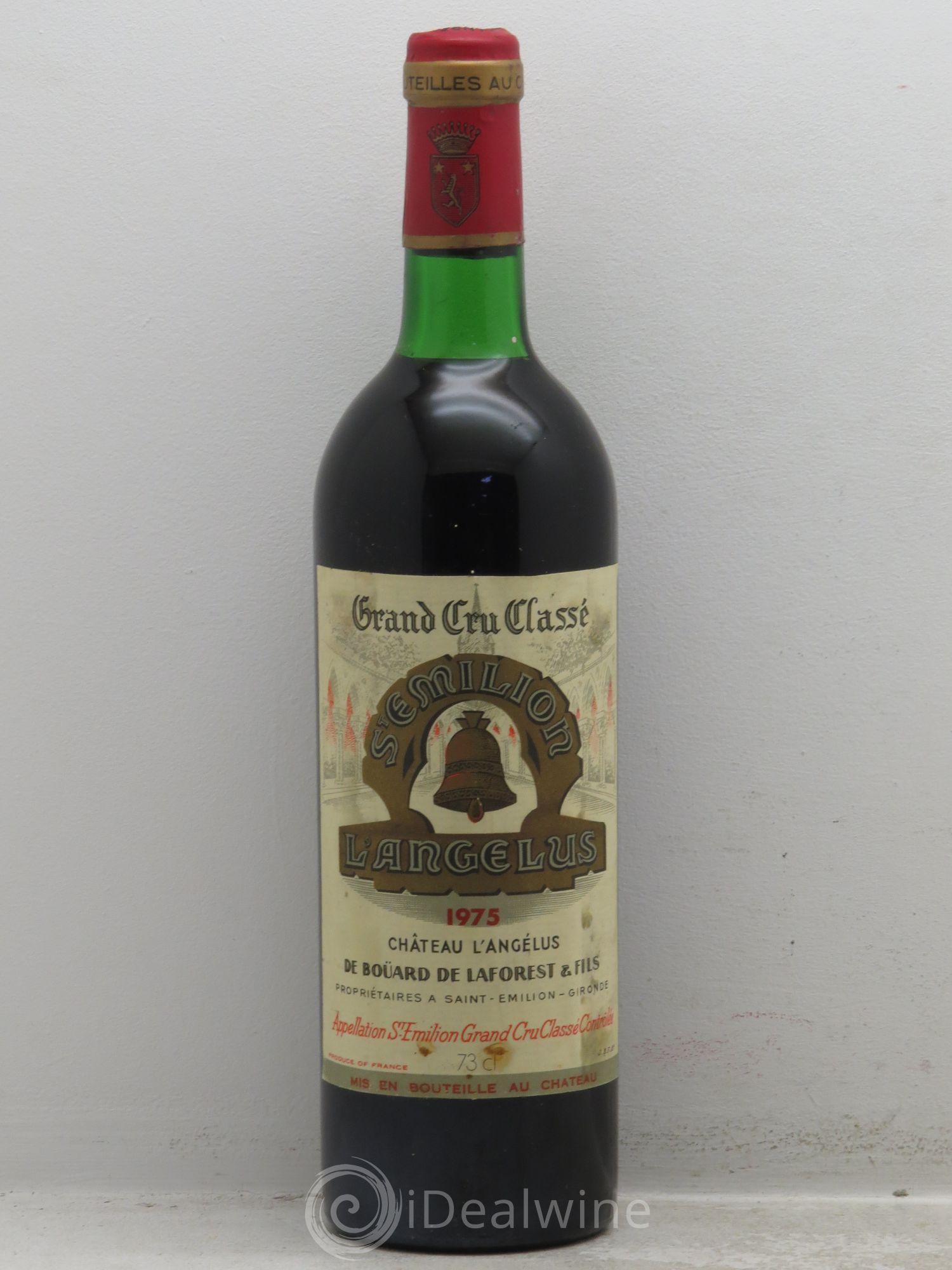 Château Angélus 1er Grand Cru Classé A 1975 - Lot de 1 bouteille - 0