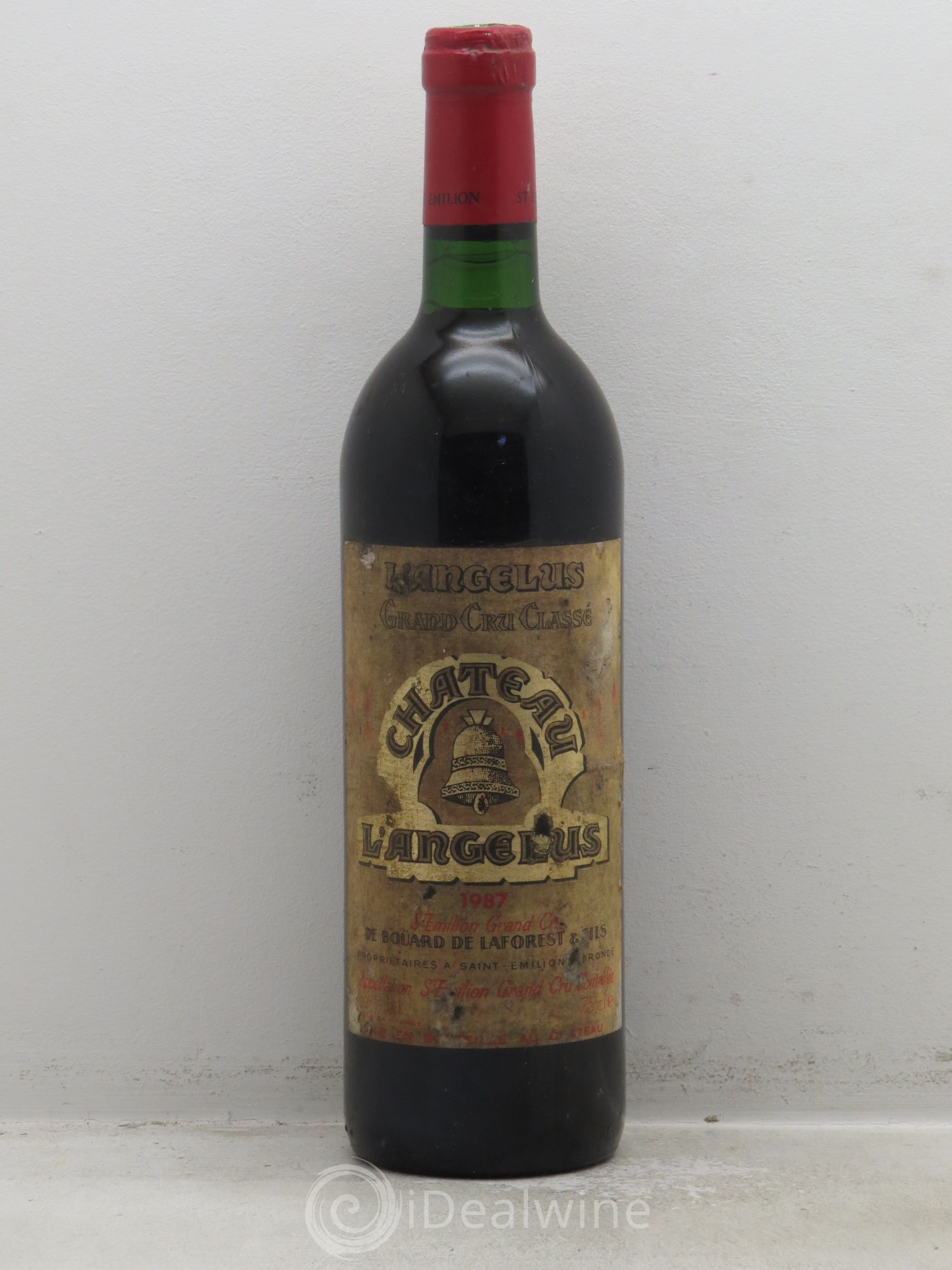 Château Angélus 1er Grand Cru Classé A 1987 - Lot de 1 bouteille - 0