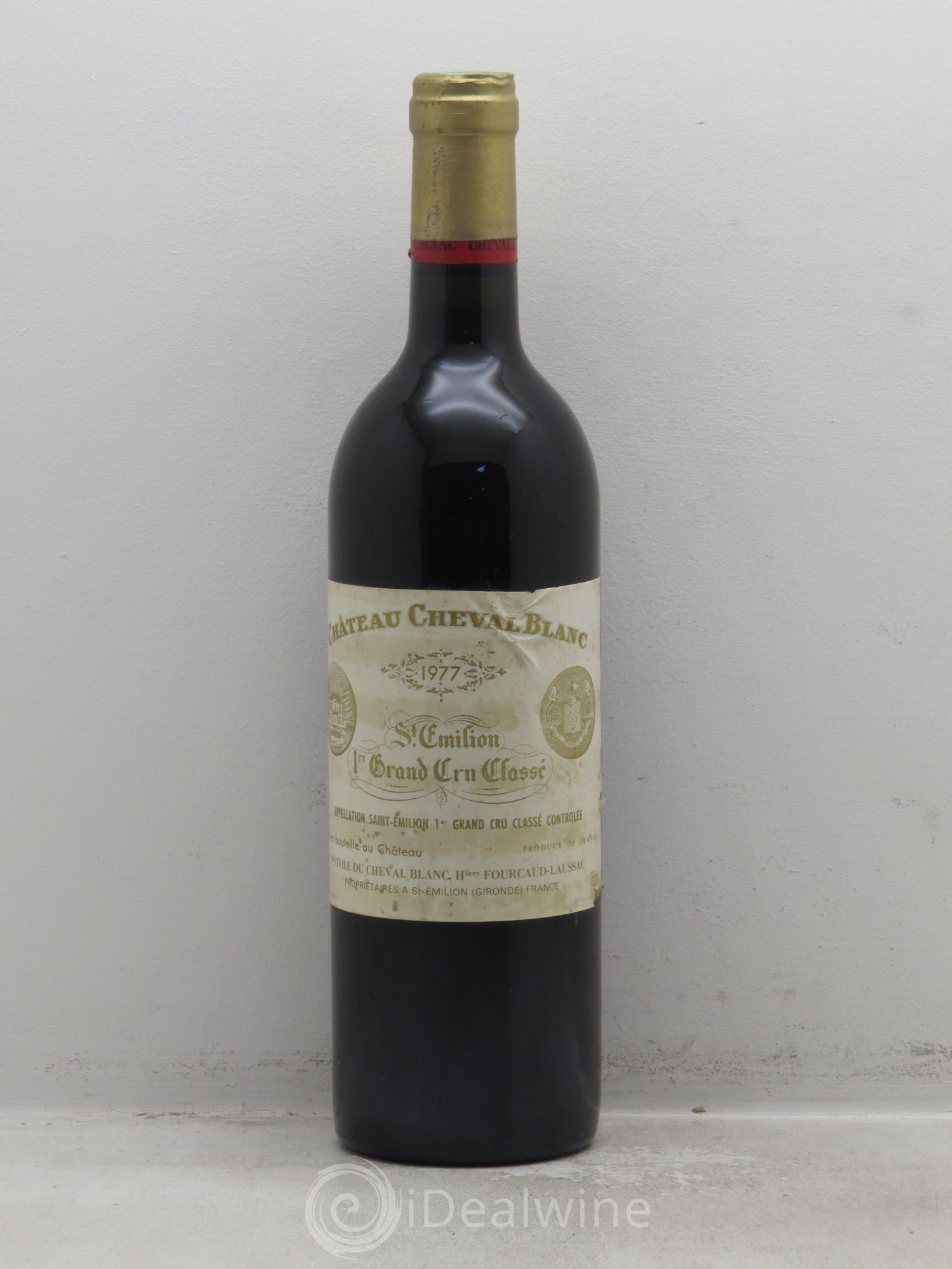Château Cheval Blanc 1er Grand Cru Classé A 1977 - Lot de 1 bouteille - 0