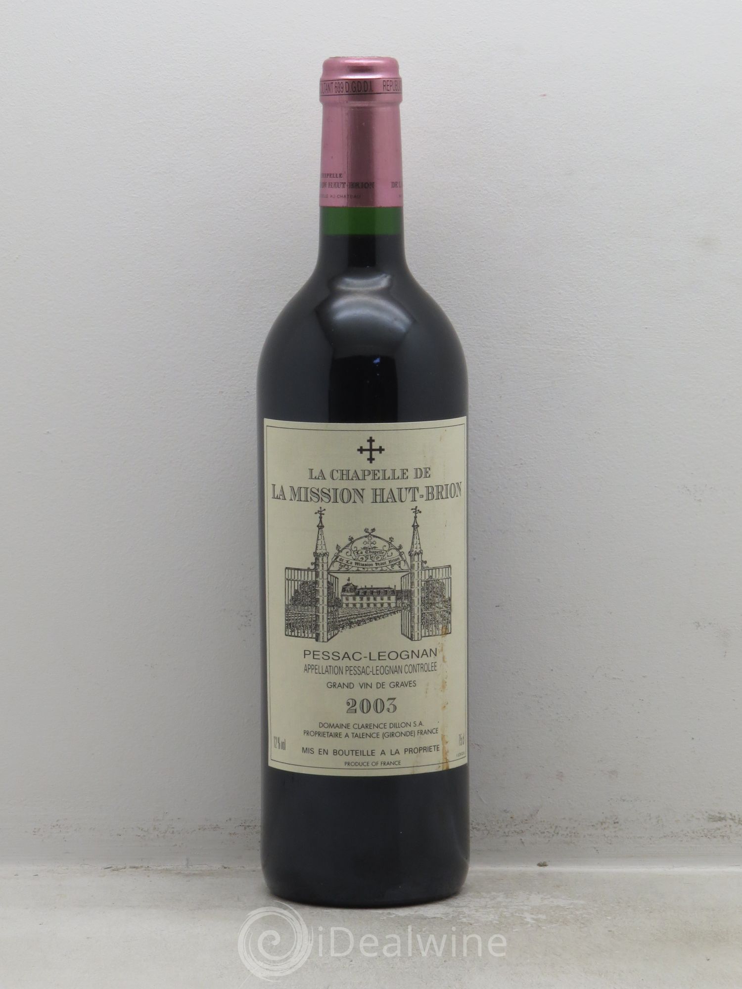 La Chapelle de La Mission Haut-Brion Second Vin 2003 - Lot de 1 bouteille - 0