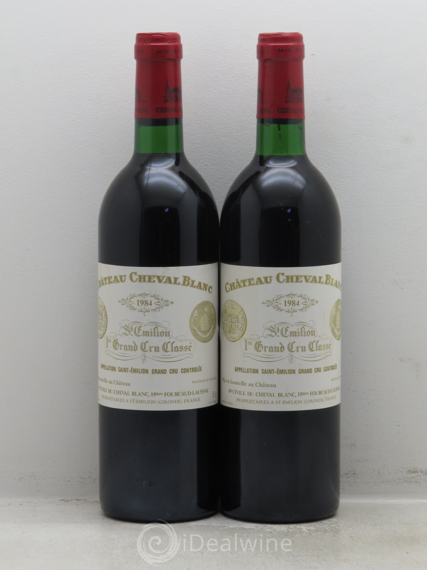 Château Cheval Blanc 1er Grand Cru Classé A 1984 - Lot de 2 bouteilles - 0