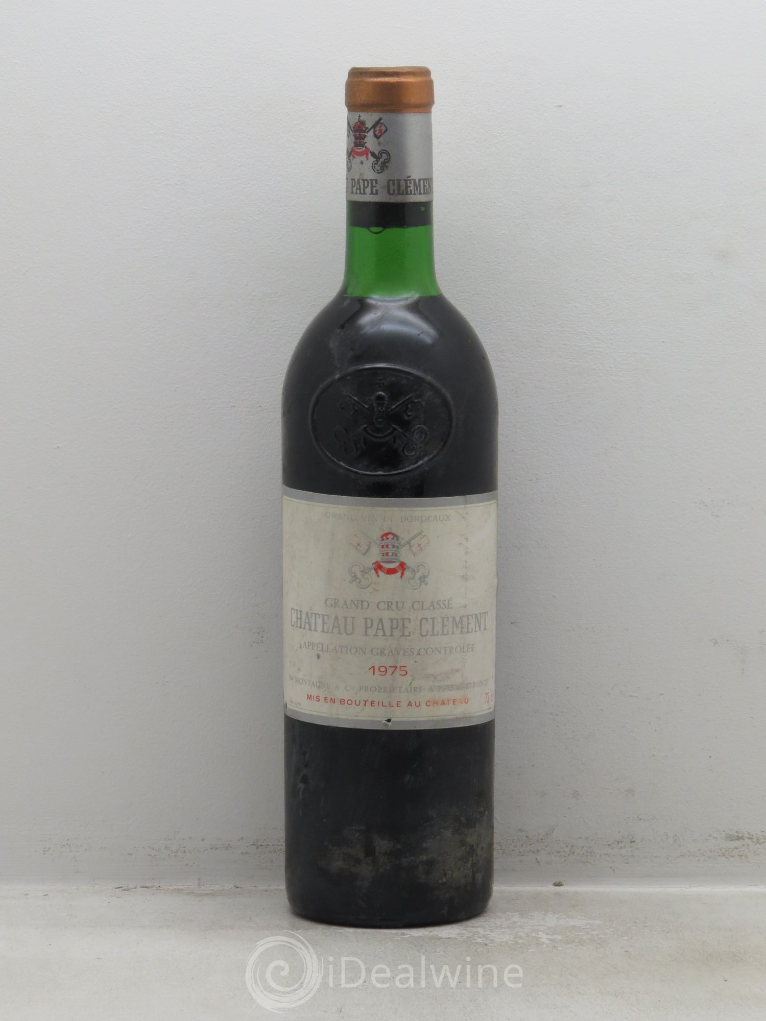Château Pape Clément Cru Classé de Graves 1975 - Lot de 1 bouteille - 0